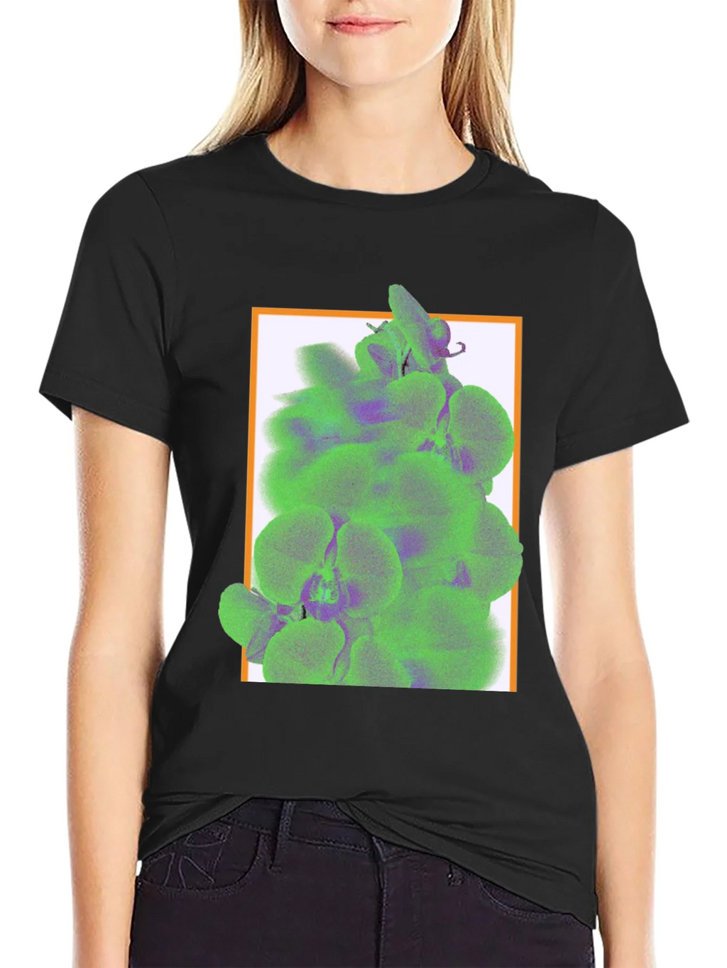 Trendy Graphic Tee with Floral Accent product image 5