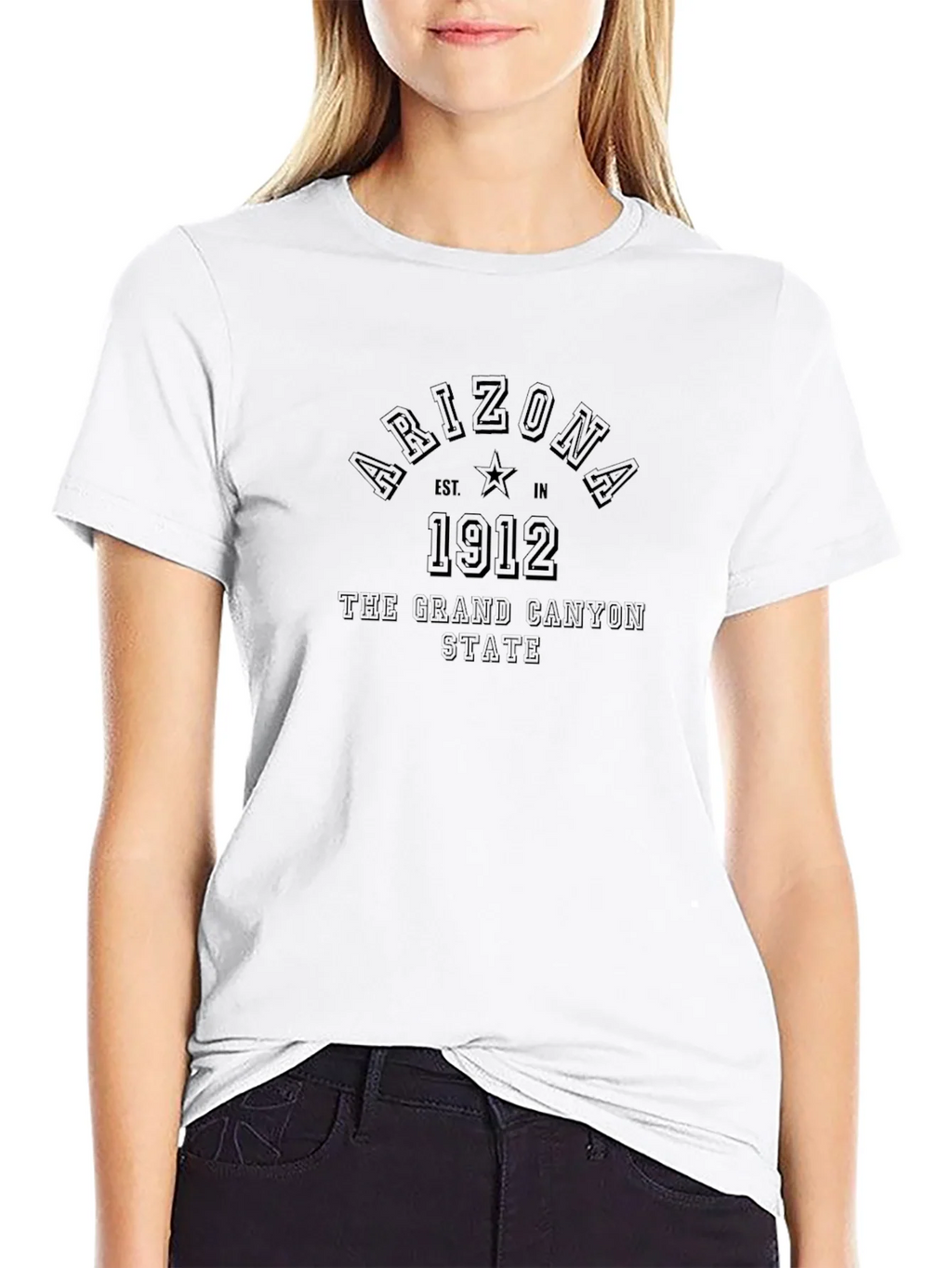 Arizona Grand Canyon State 1912 Black T-Shirt product image 11