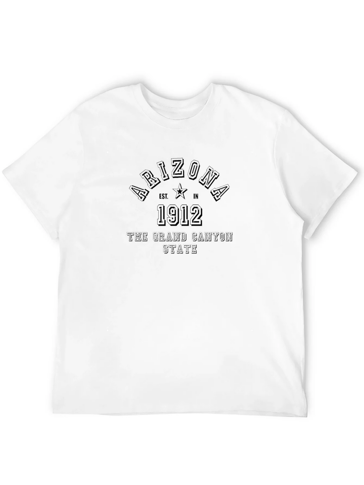 Arizona Grand Canyon State 1912 Black T-Shirt product image 3