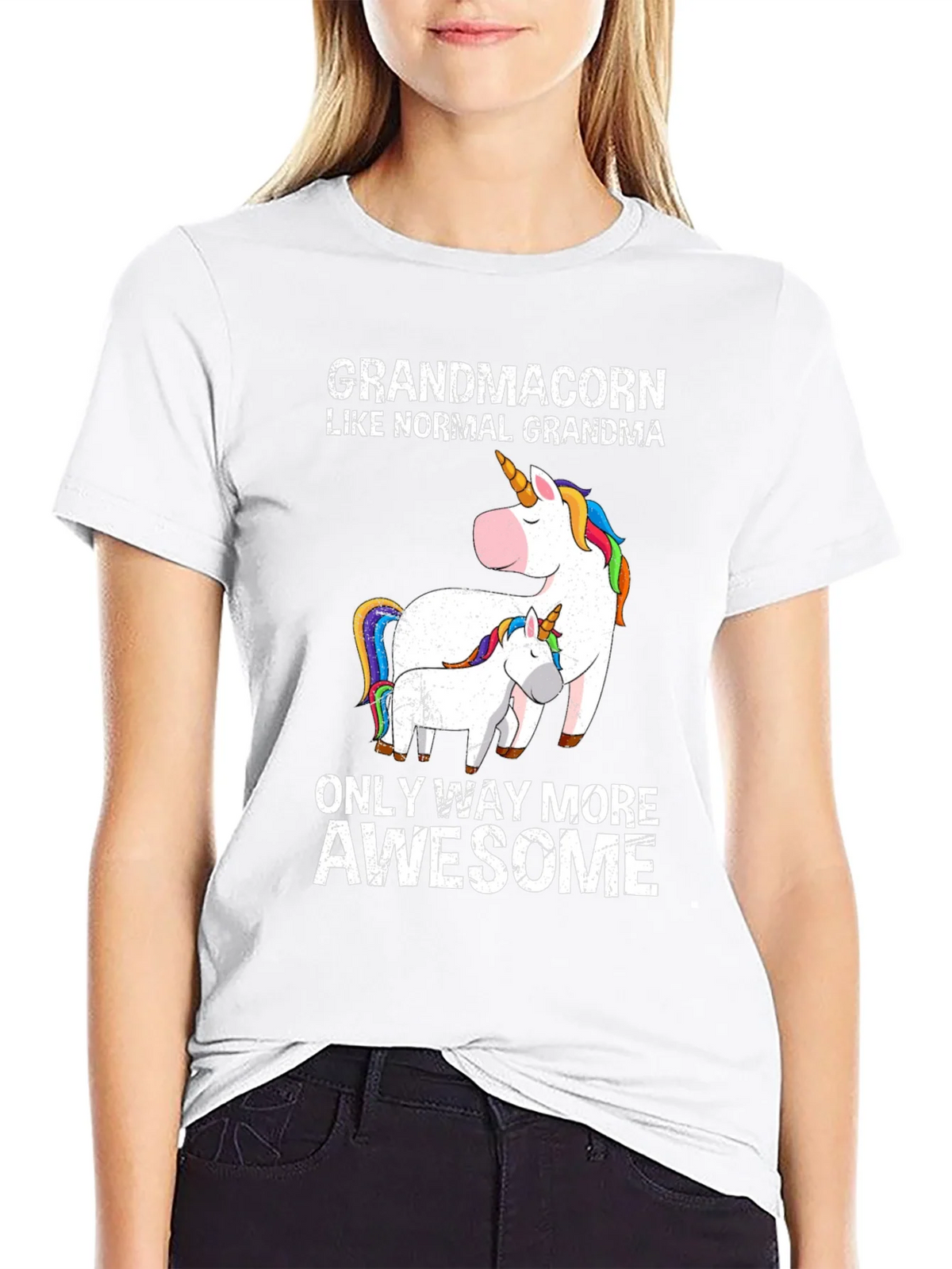 Grandmacorn Unicorn Graphic T-Shirt product image 11