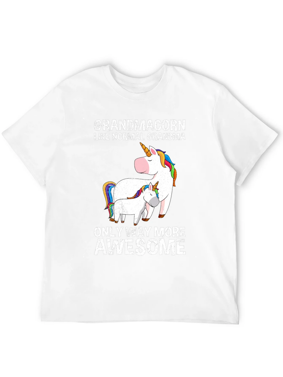 Grandmacorn Unicorn Graphic T-Shirt product image 3