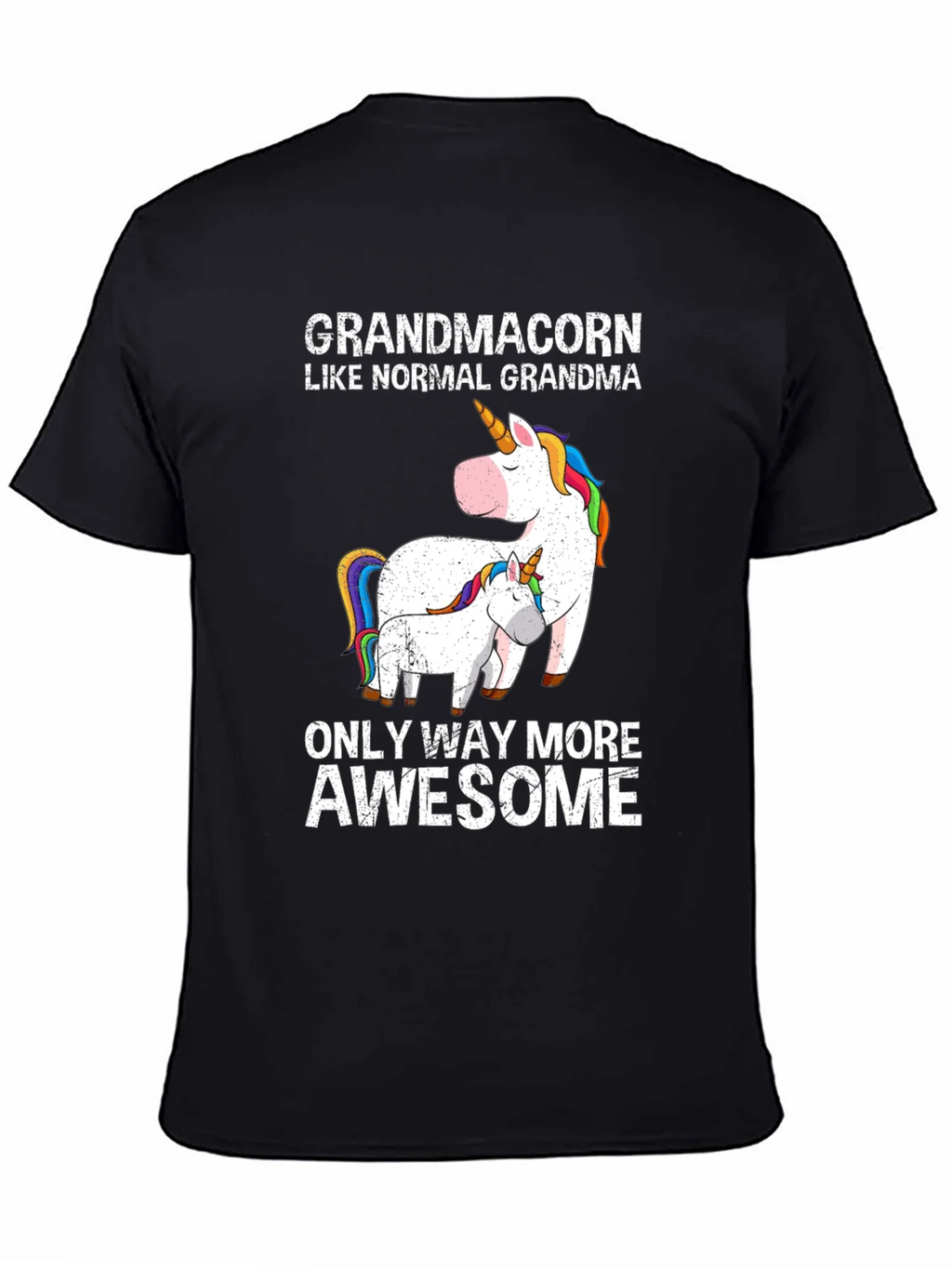 Grandmacorn Unicorn Graphic T-Shirt product image 7