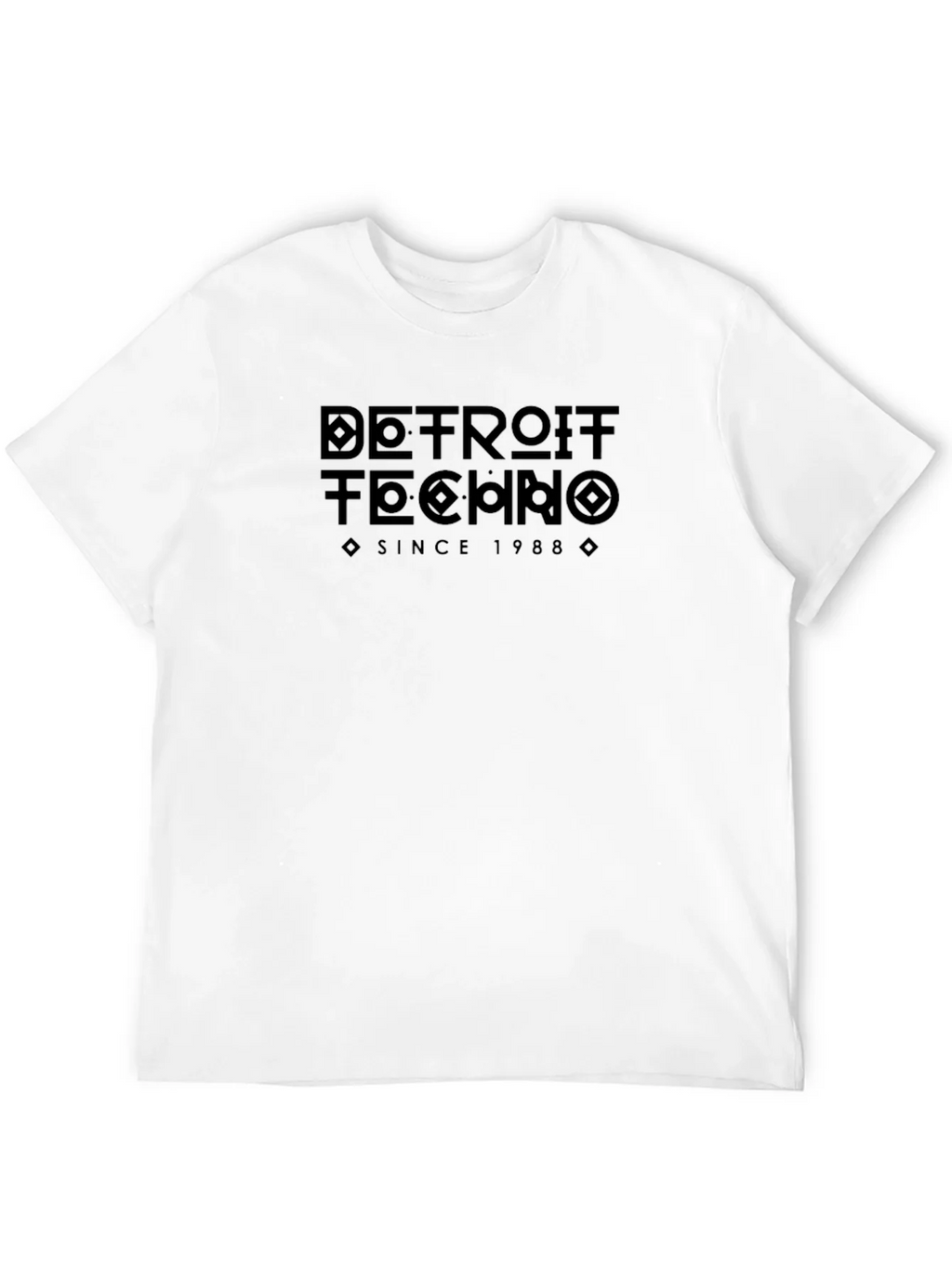 Detroit Techno Since 1988 Black Graphic T-Shirt product image 3