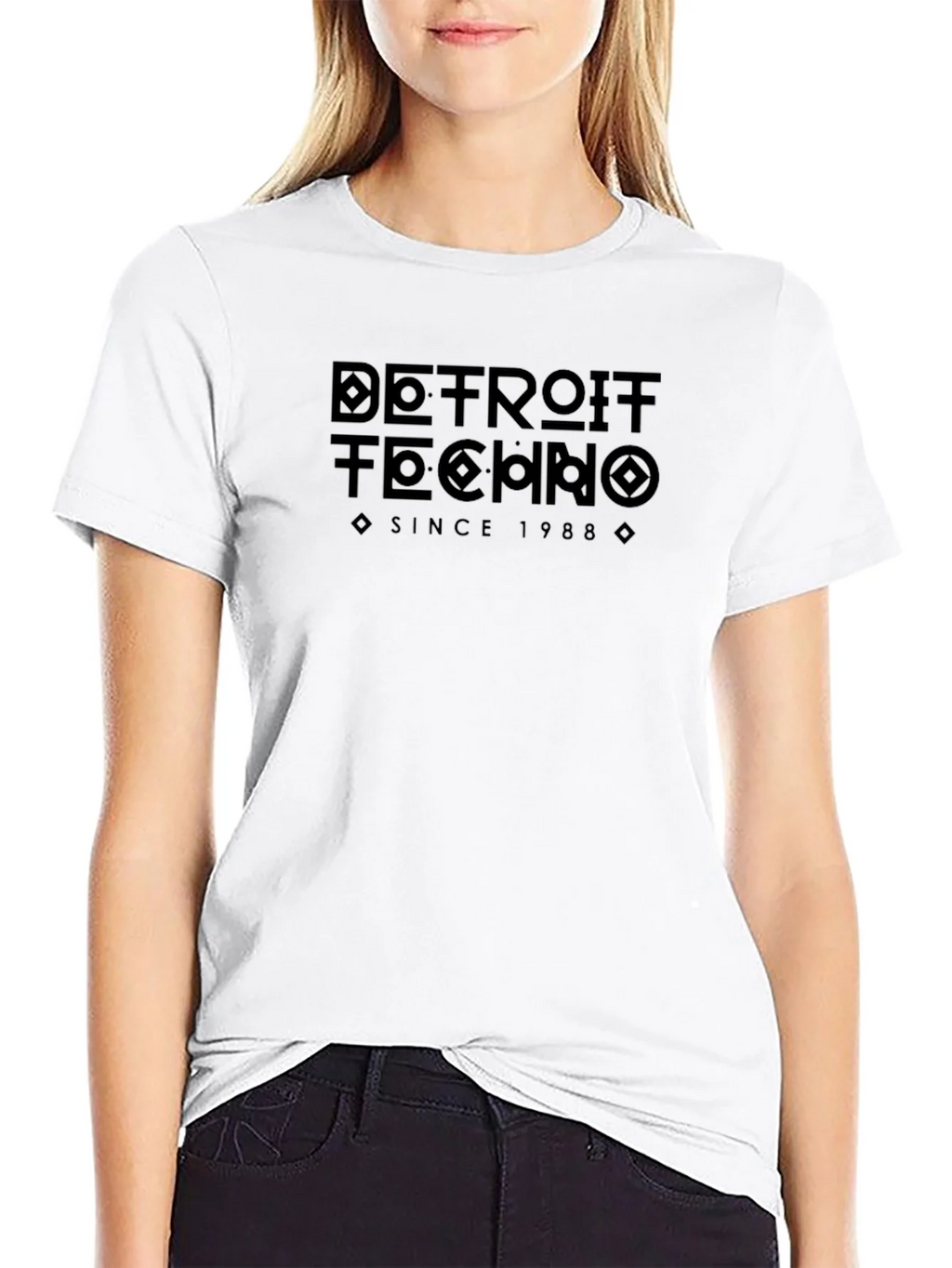 Detroit Techno Since 1988 Black Graphic T-Shirt product image 11