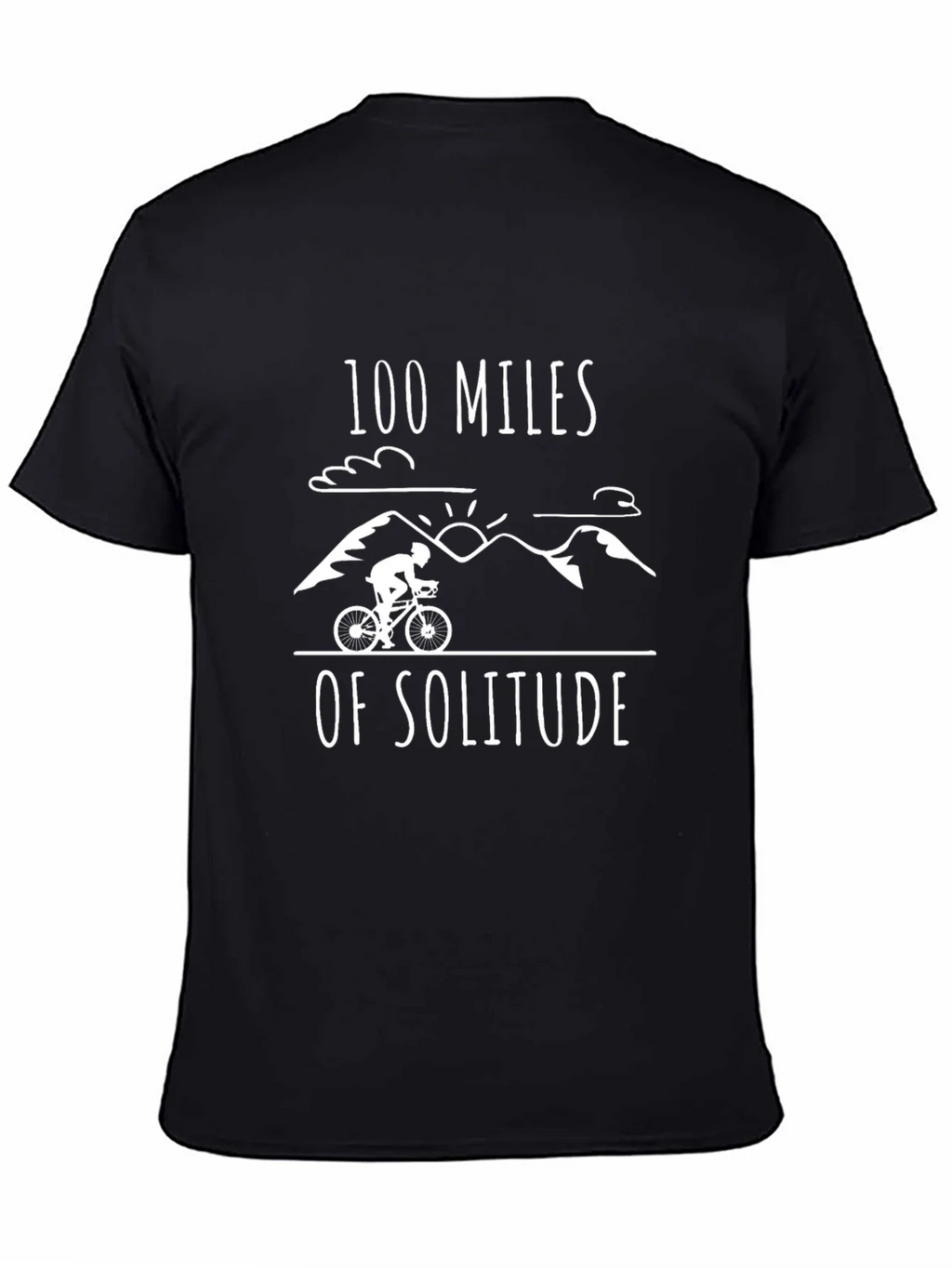 100 Miles of Solitude Graphic Tee - Black product image 7