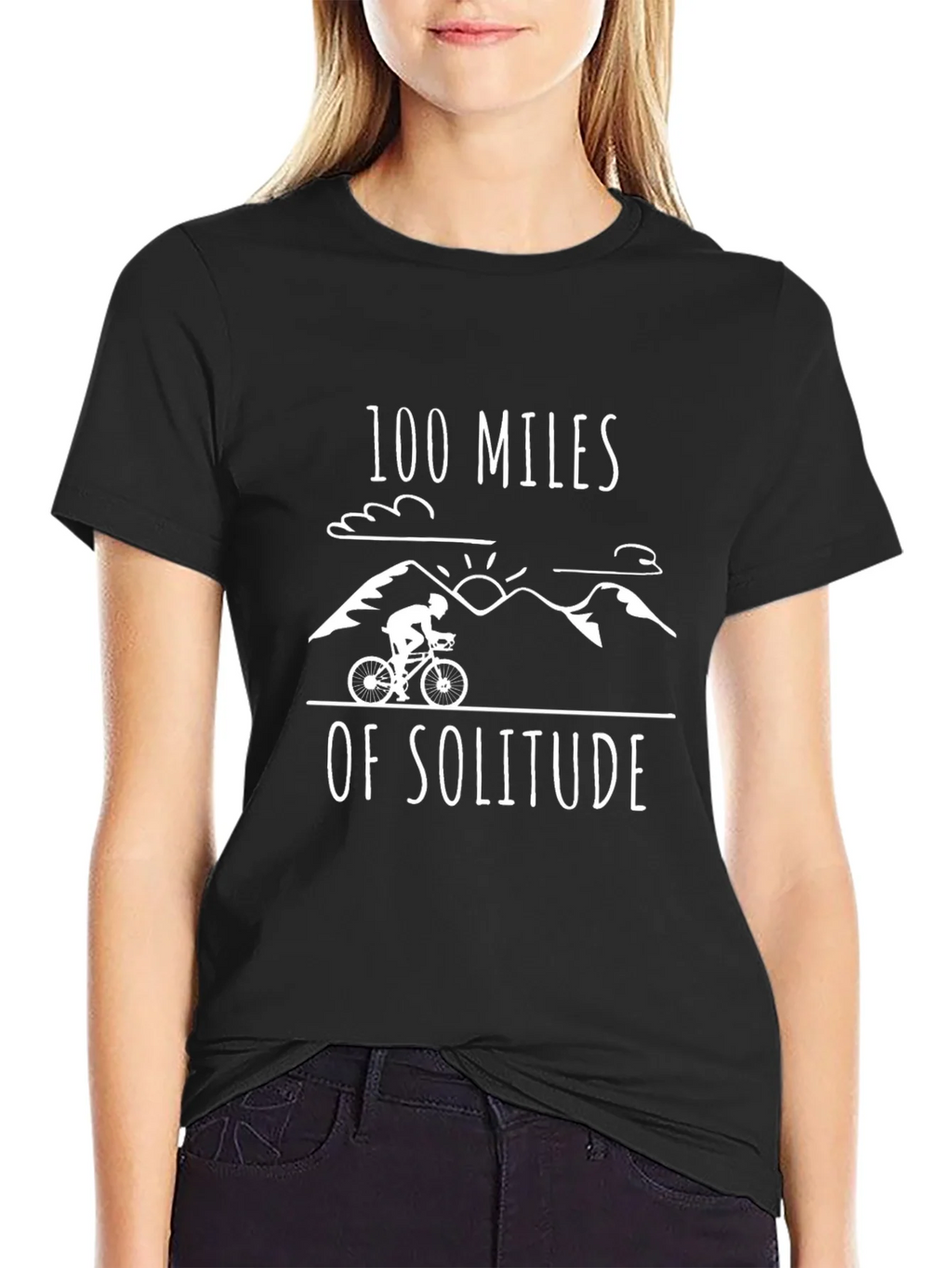 100 Miles of Solitude Graphic Tee - Black product image 5