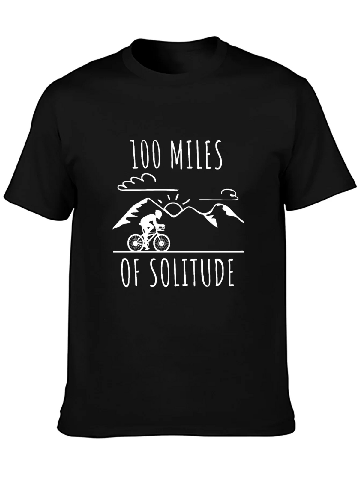 100 Miles of Solitude Graphic Tee - Black product image 6