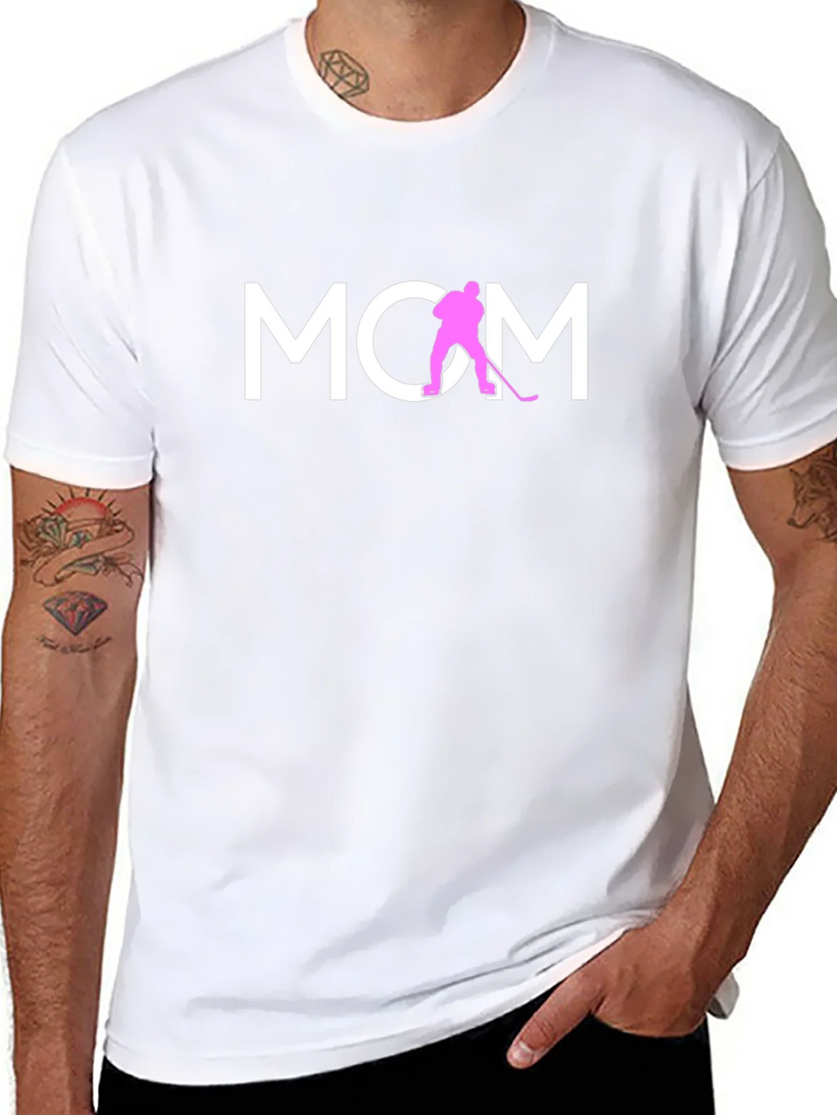 Hockey Mom Graphic Tee - Black product image 10