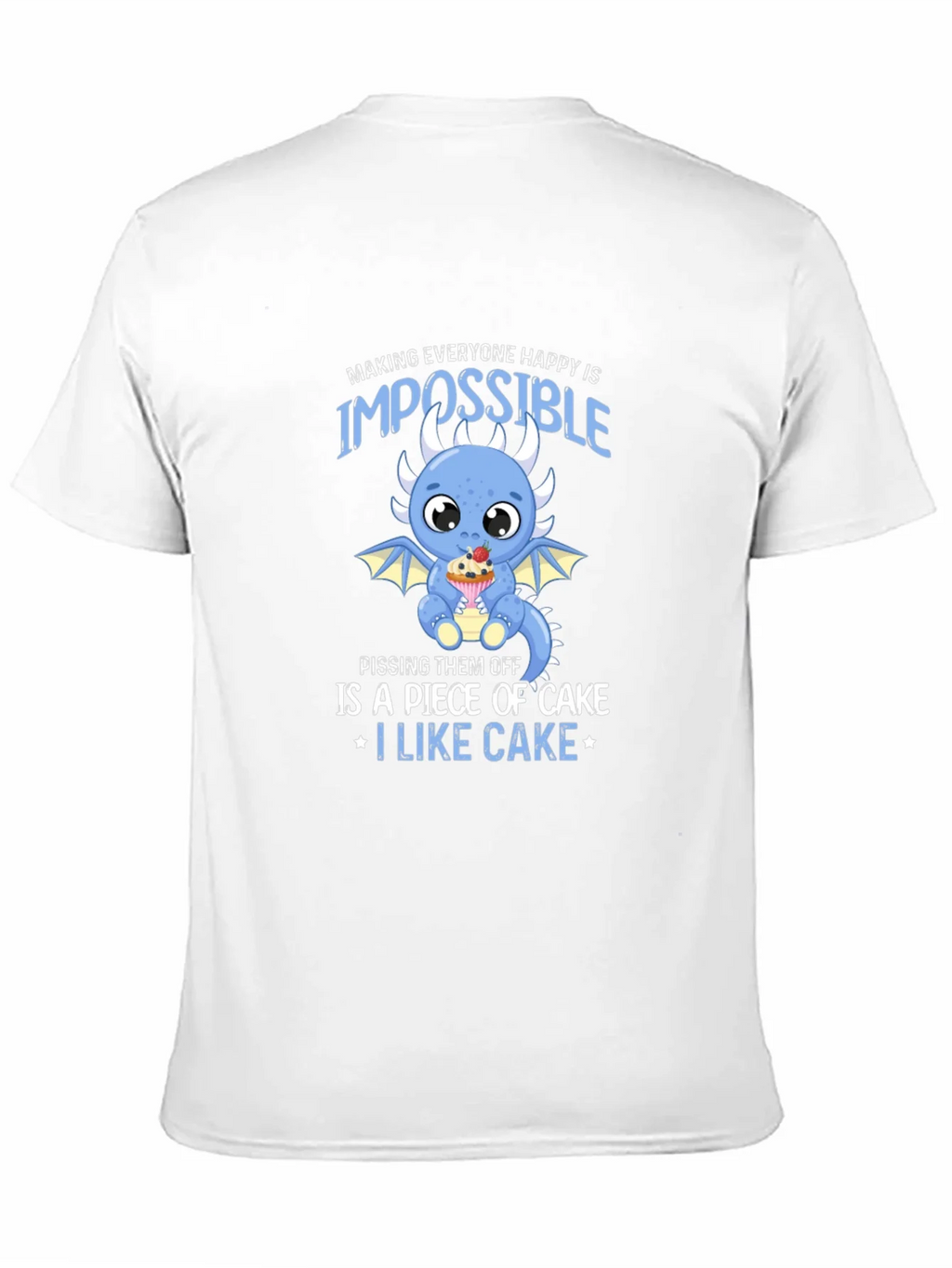 Cake Loving Dragon Graphic T-Shirt product image 2