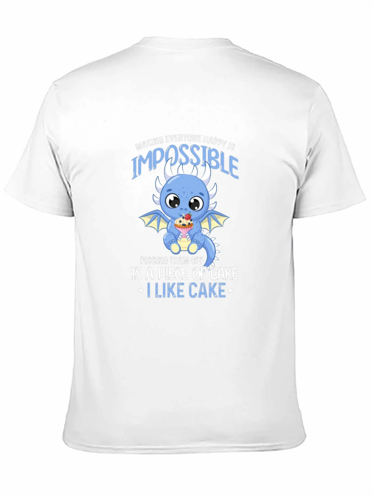 Cake Loving Dragon Graphic T-Shirt product image 2