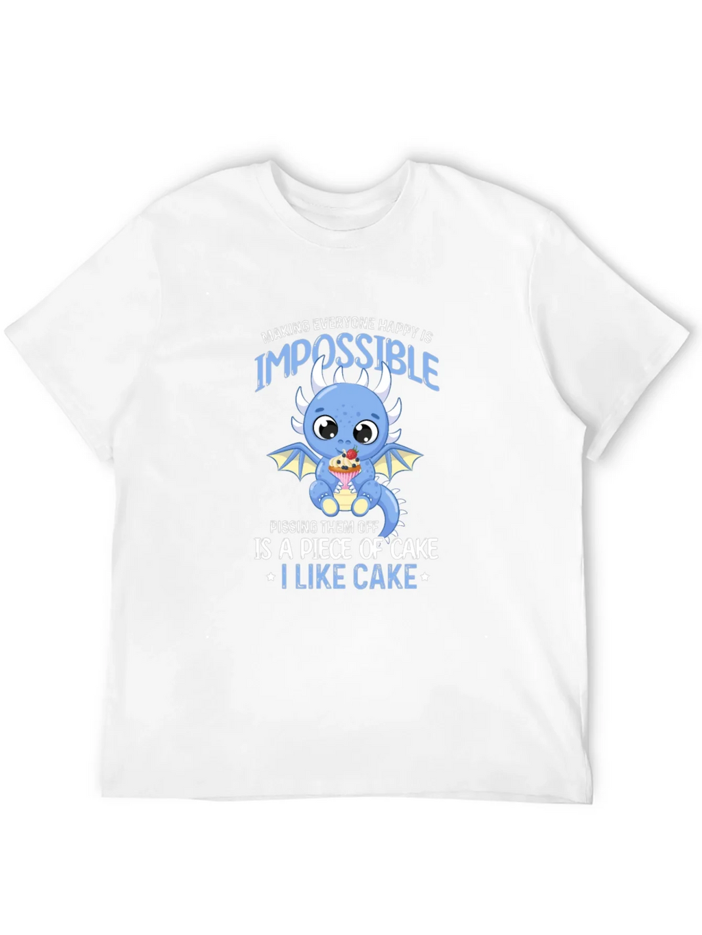 Cake Loving Dragon Graphic T-Shirt product image 3