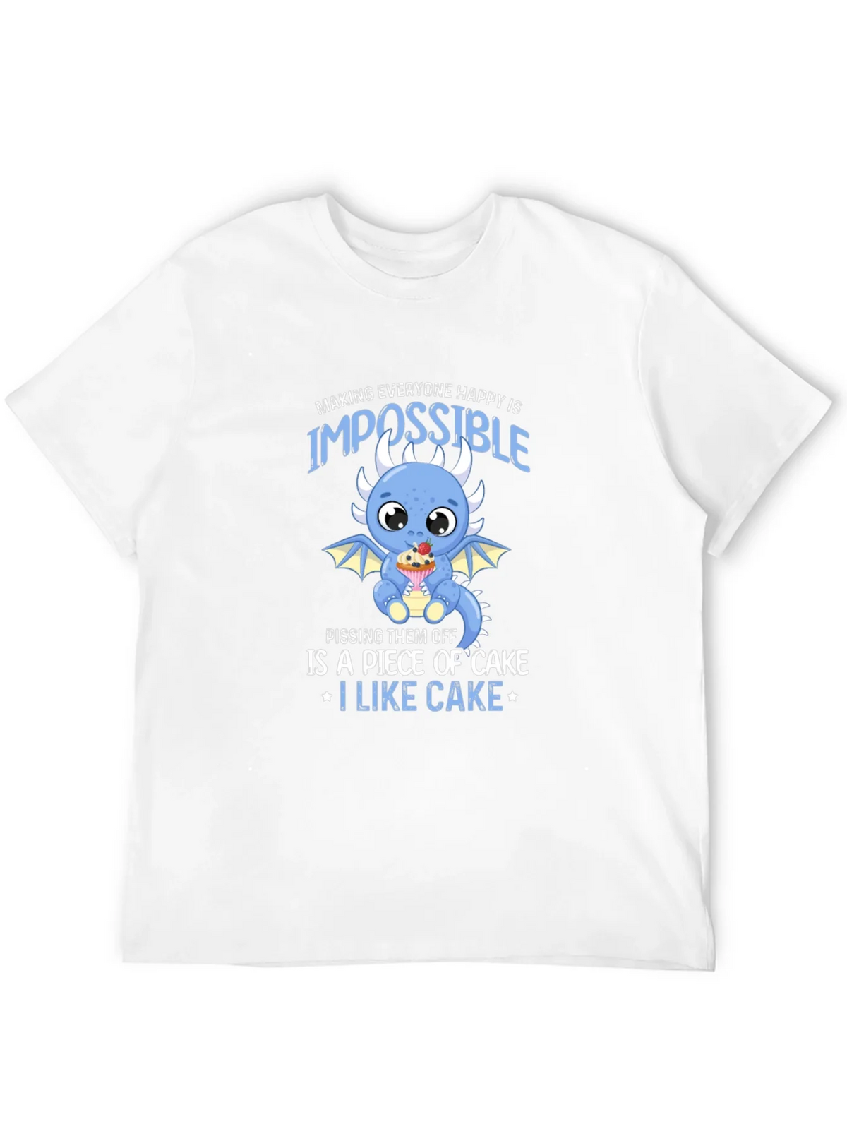 Cake Loving Dragon Graphic T-Shirt product image 3