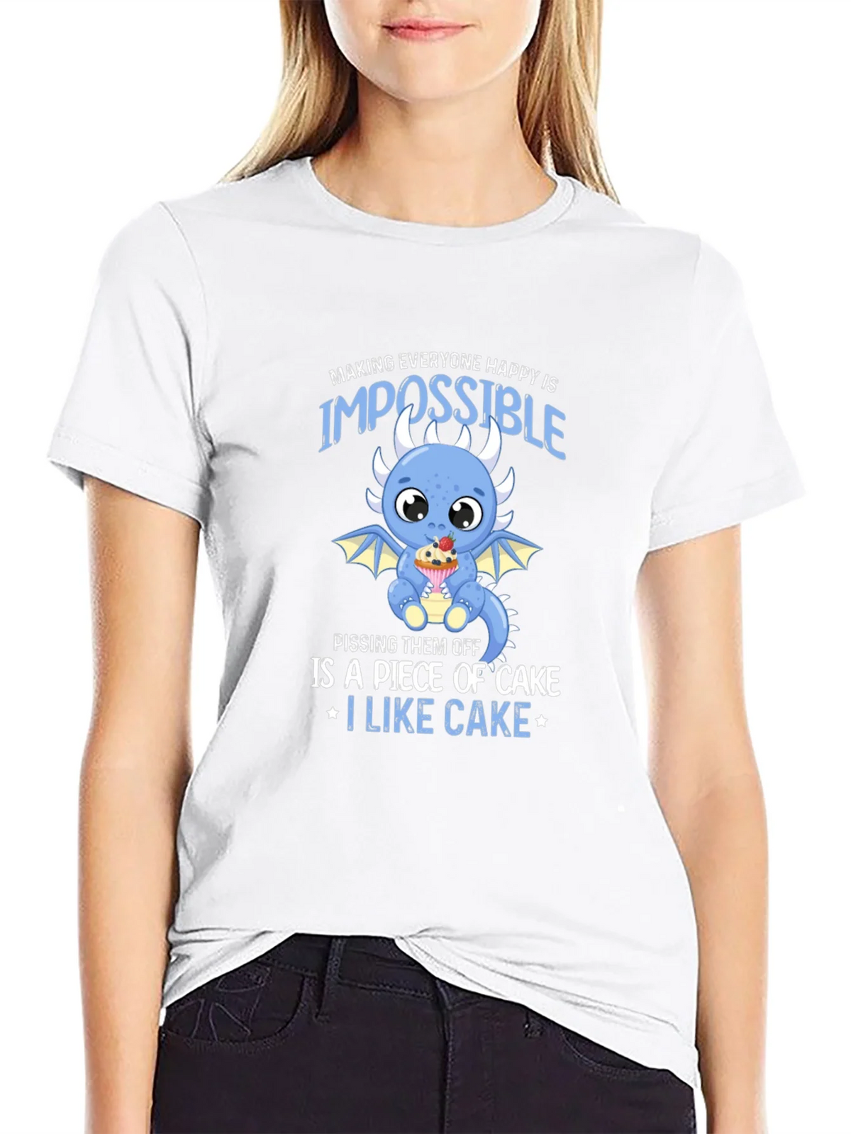 Cake Loving Dragon Graphic T-Shirt product image 11