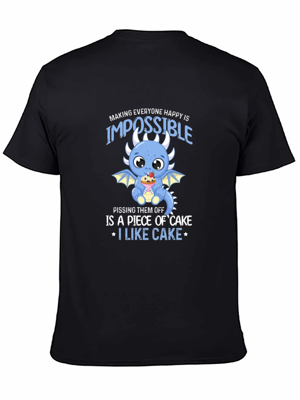 Cake Loving Dragon Graphic T-Shirt product image 7