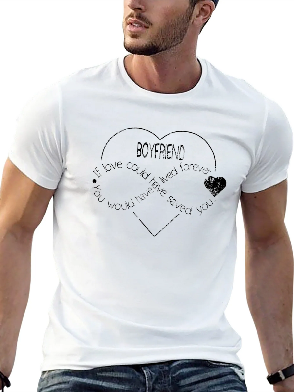 Boyfriend Memorial Heart T-Shirt product image 4