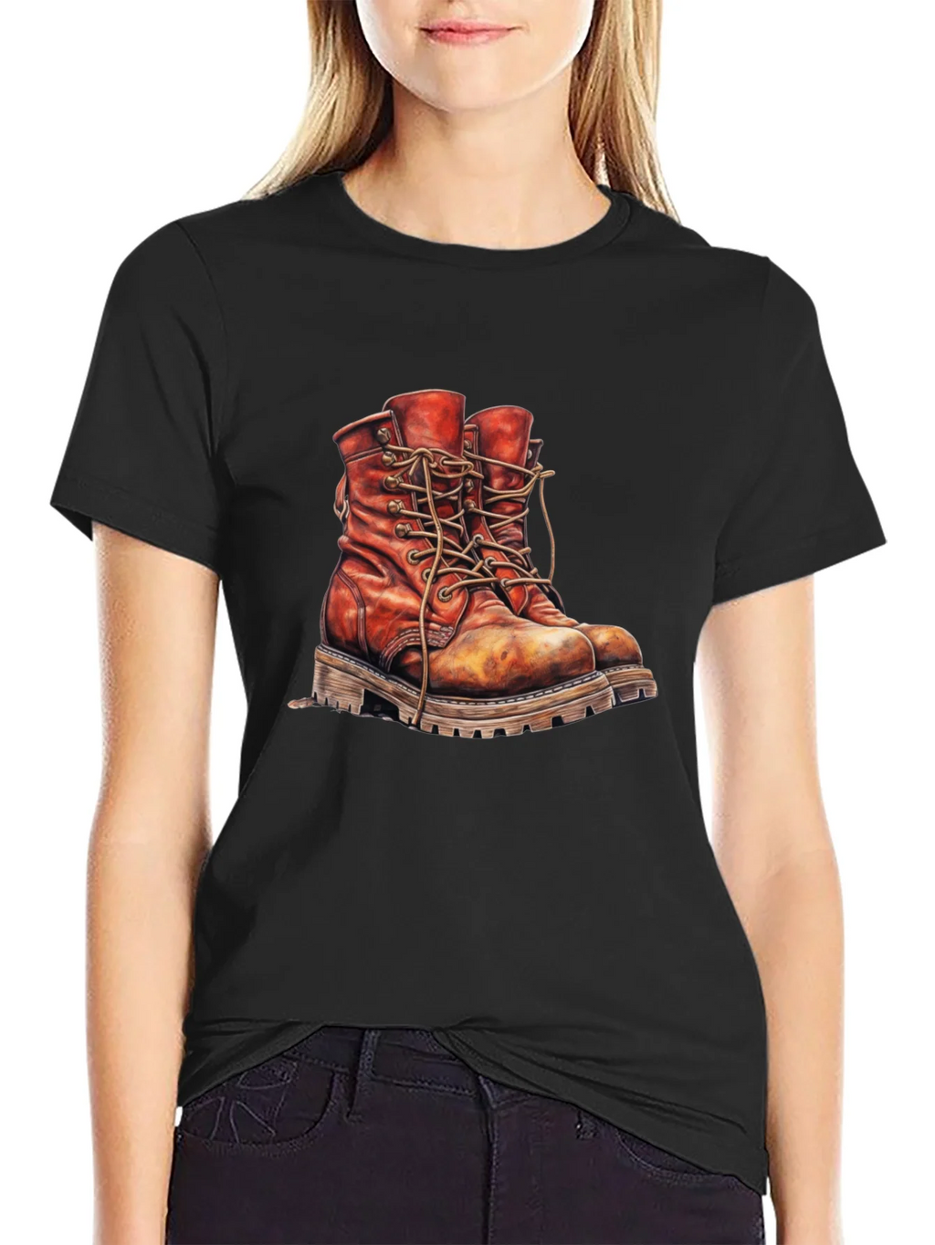 Vintage Work Boots Graphic T-Shirt product image 5