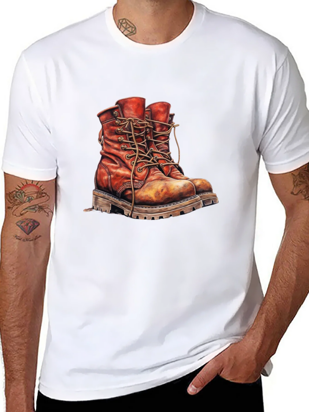 Vintage Work Boots Graphic T-Shirt product image 10