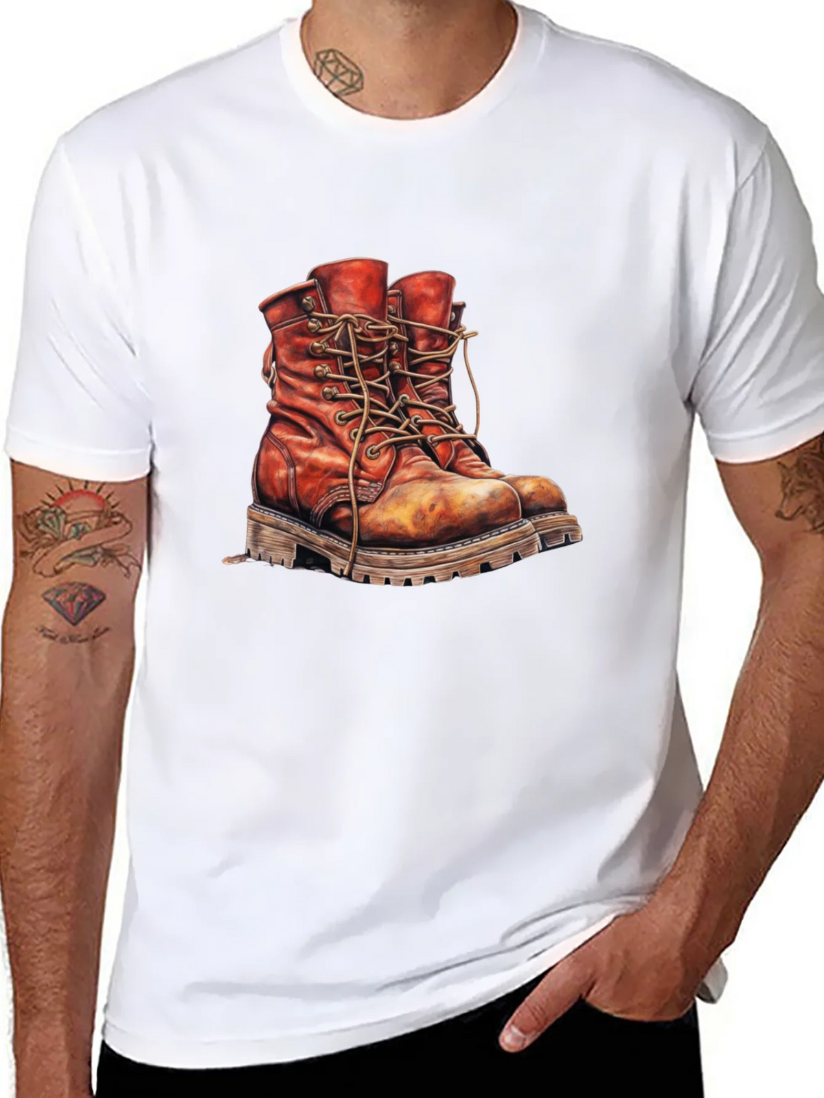 Vintage Work Boots Graphic T-Shirt product image 10