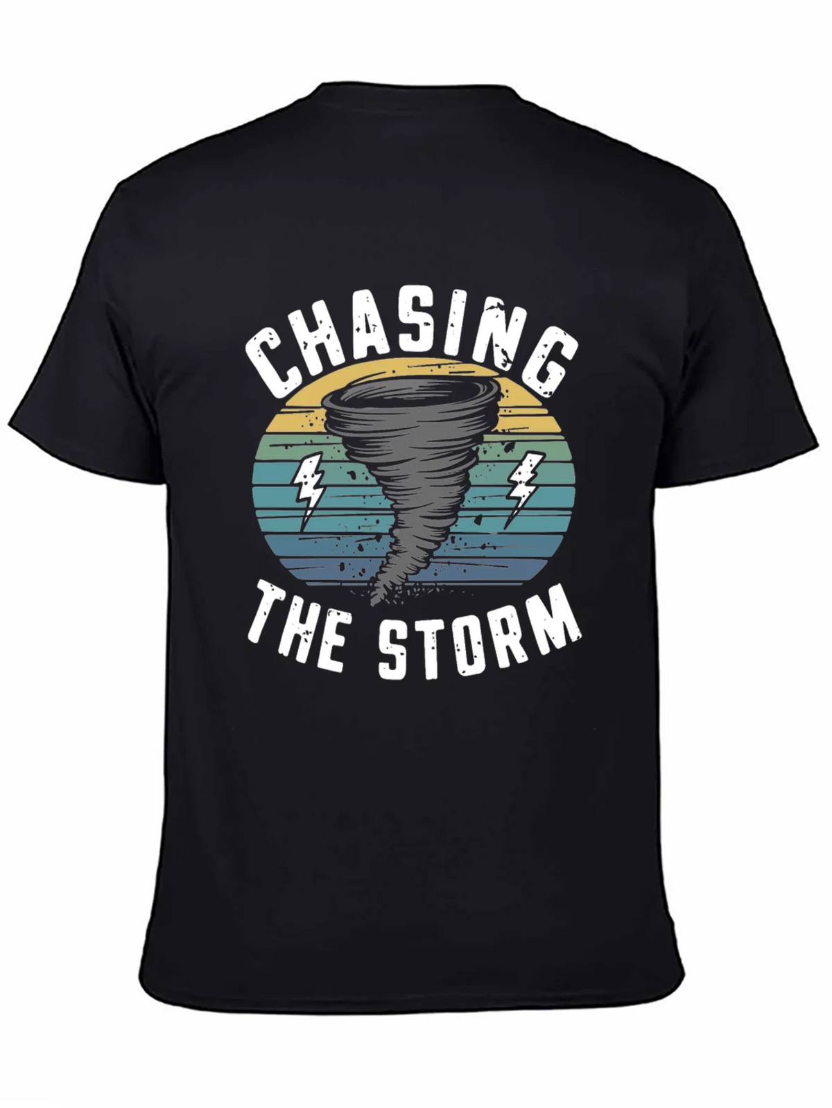 Chasing The Storm Black Graphic Tee product image 7