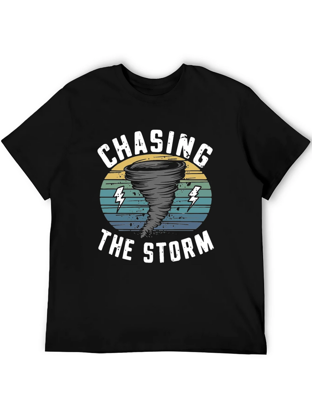 Chasing The Storm Black Graphic Tee product image 8