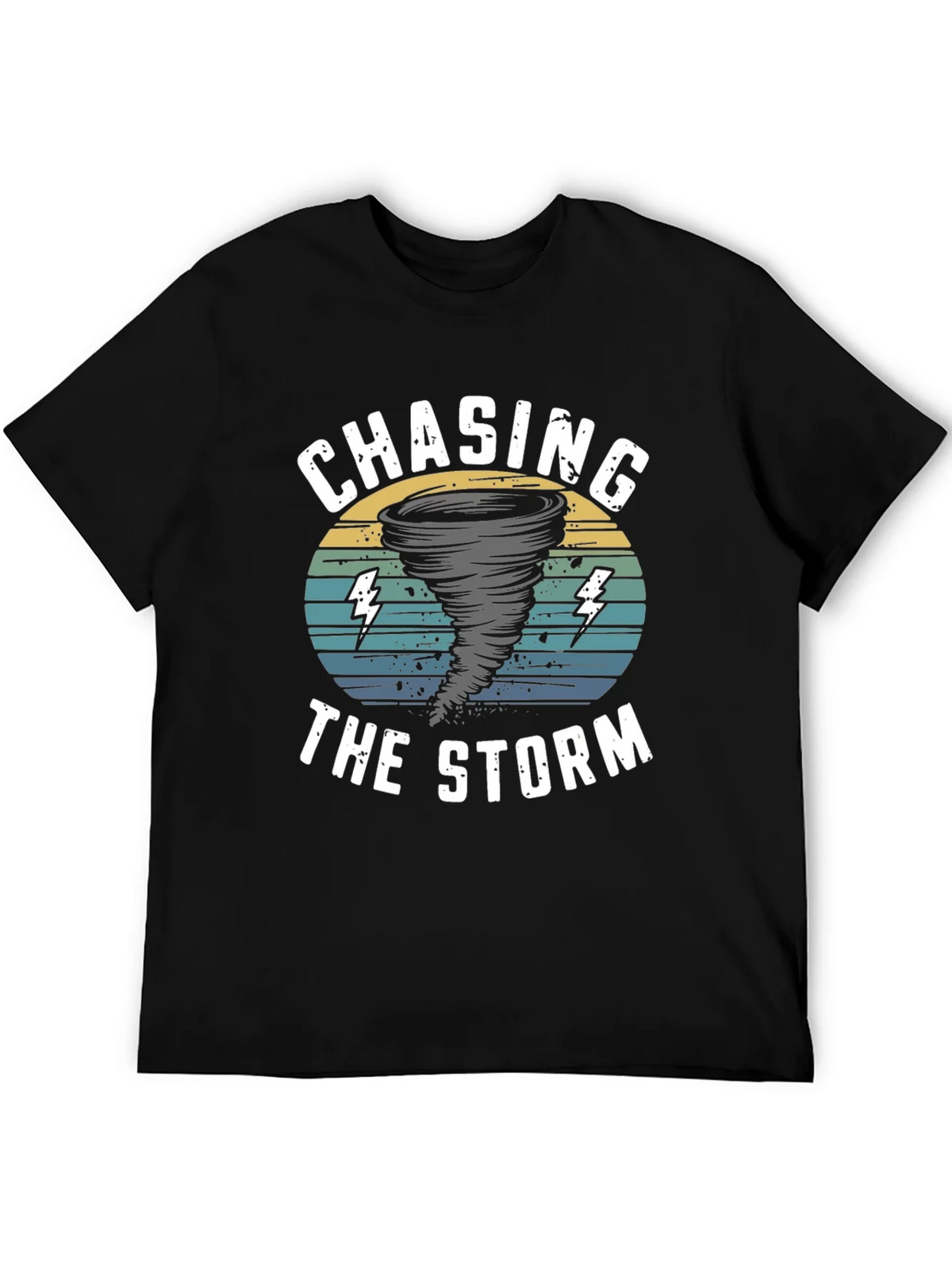 Chasing The Storm Black Graphic Tee product image 8