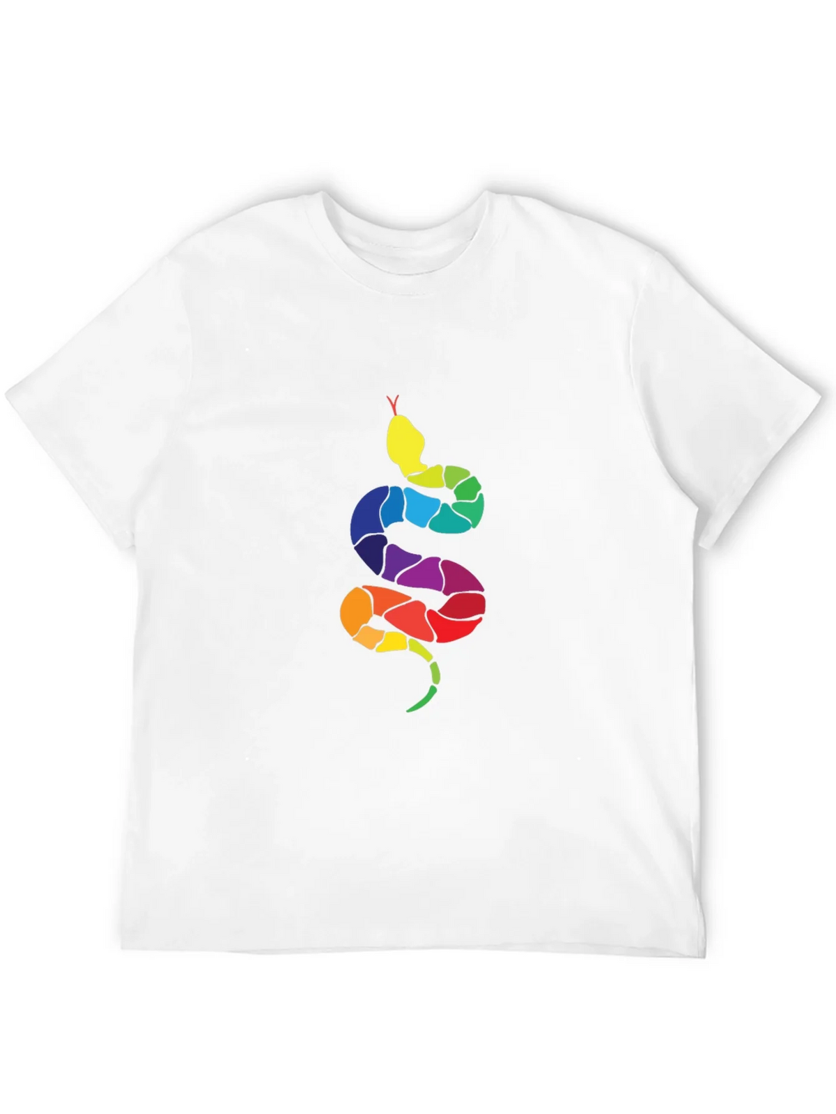 Rainbow Snake Graphic Tee - Mens Black T-Shirt product image 3