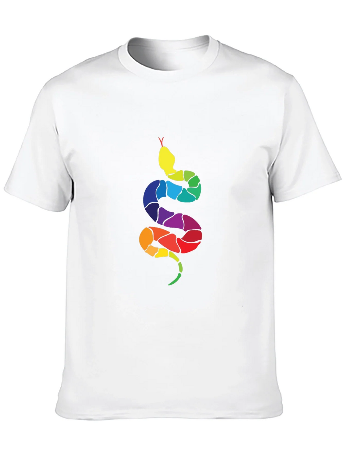 Rainbow Snake Graphic Tee - Mens Black T-Shirt product image 12