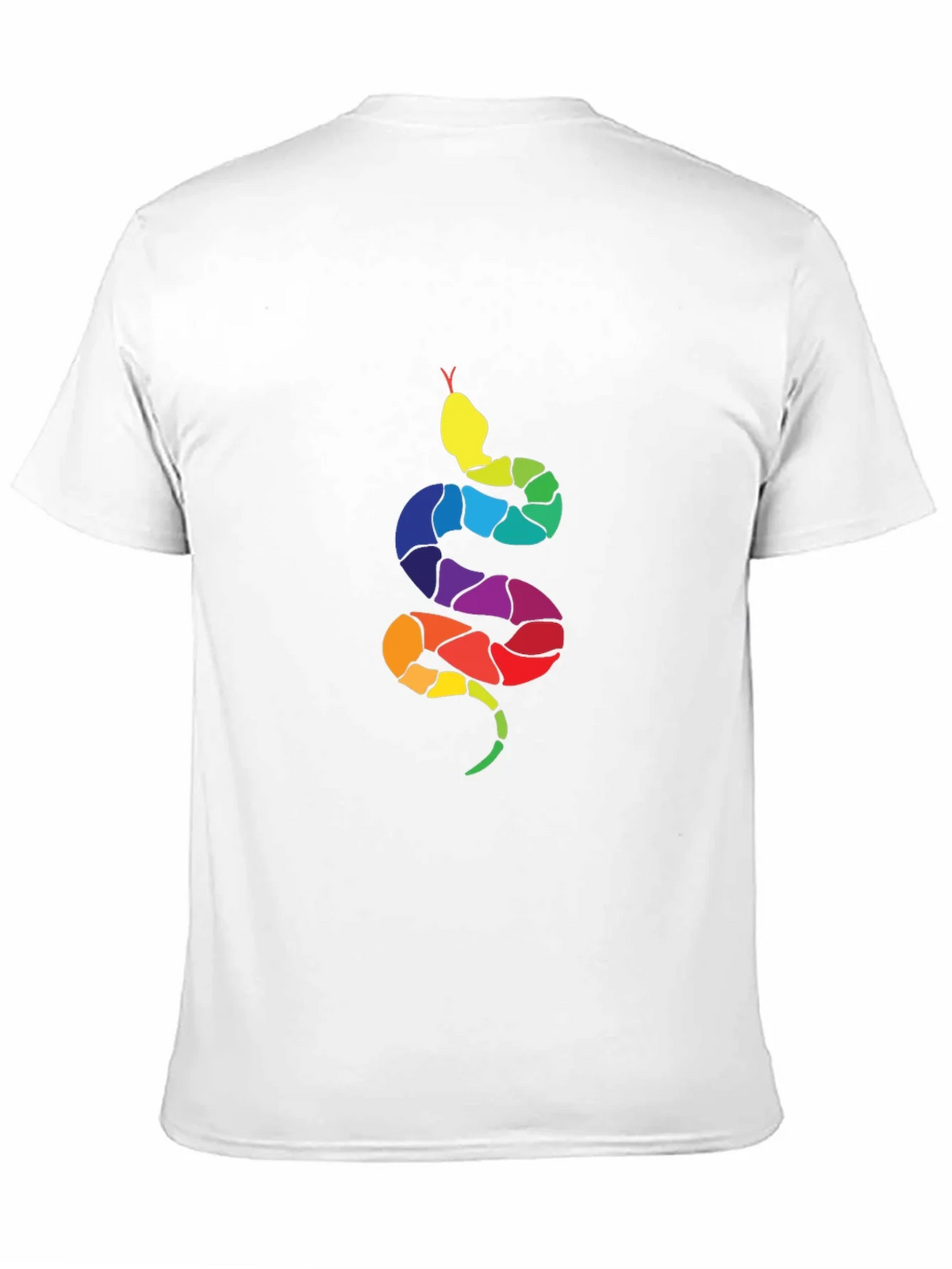 Rainbow Snake Graphic Tee - Mens Black T-Shirt product image 2