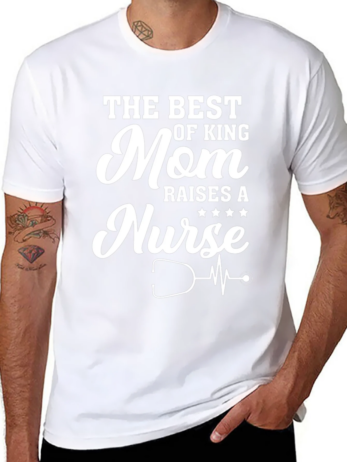 Best Mom Raises a Nurse T-Shirt product image 10