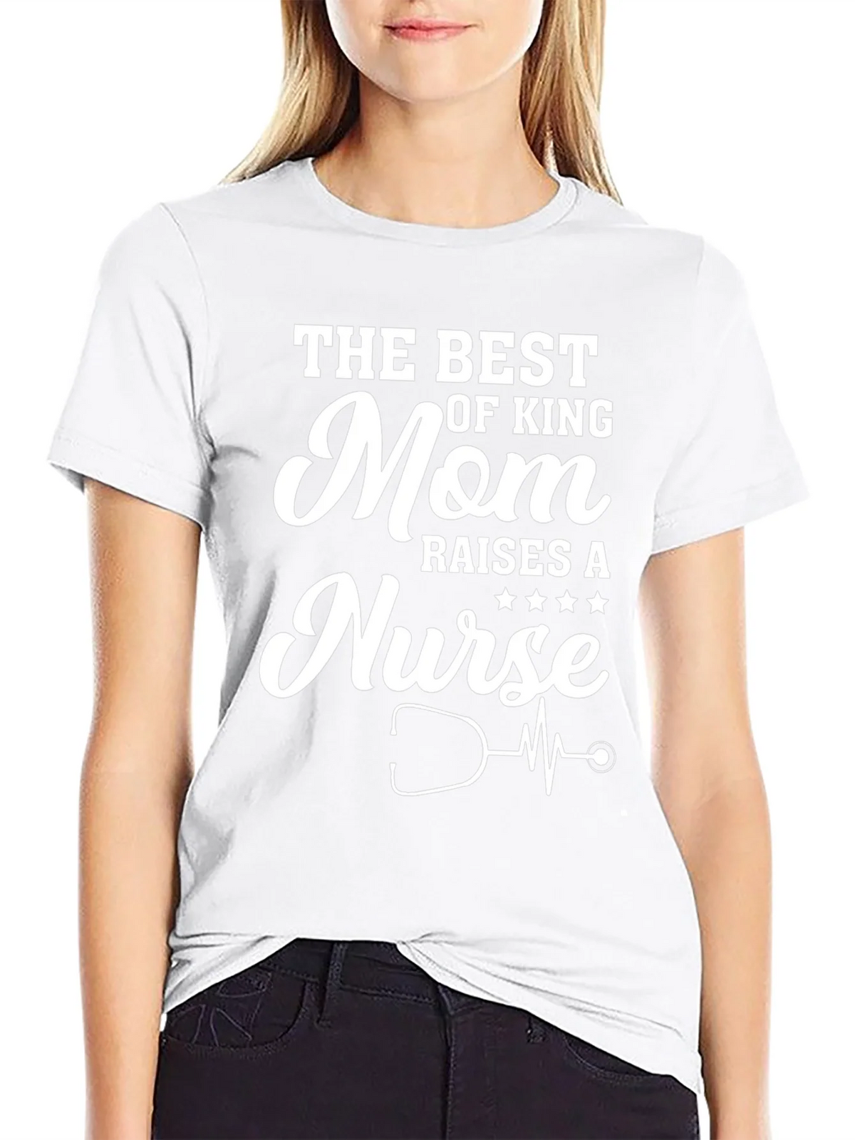 Best Mom Raises a Nurse T-Shirt product image 11