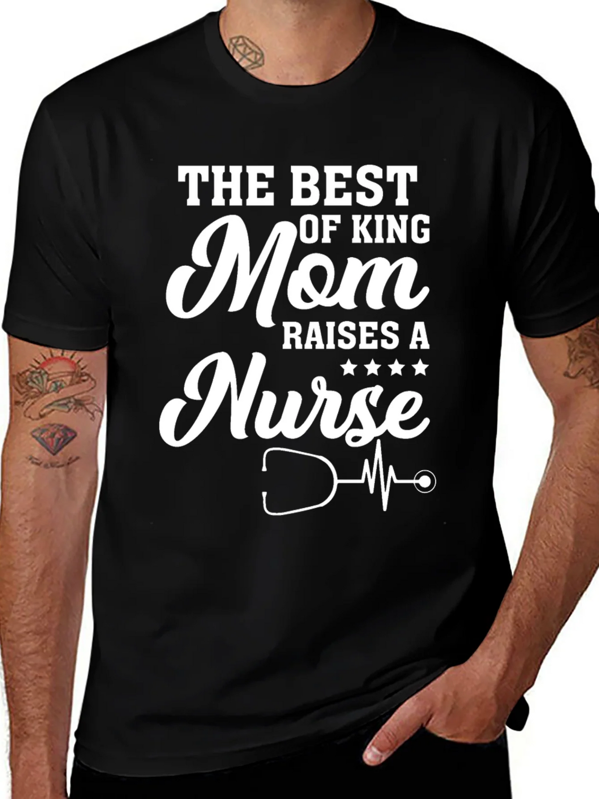 Best Mom Raises a Nurse T-Shirt product image 1