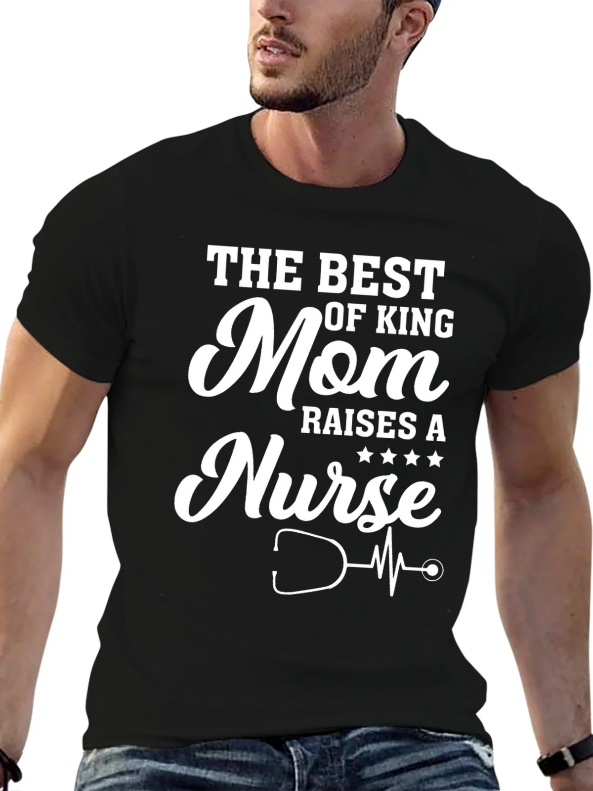 Best Mom Raises a Nurse T-Shirt product image 9