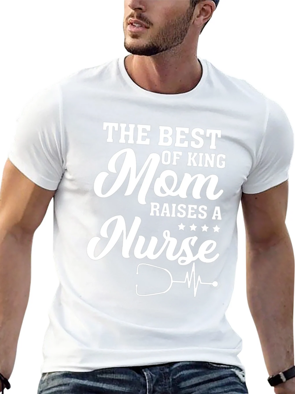 Best Mom Raises a Nurse T-Shirt product image 4