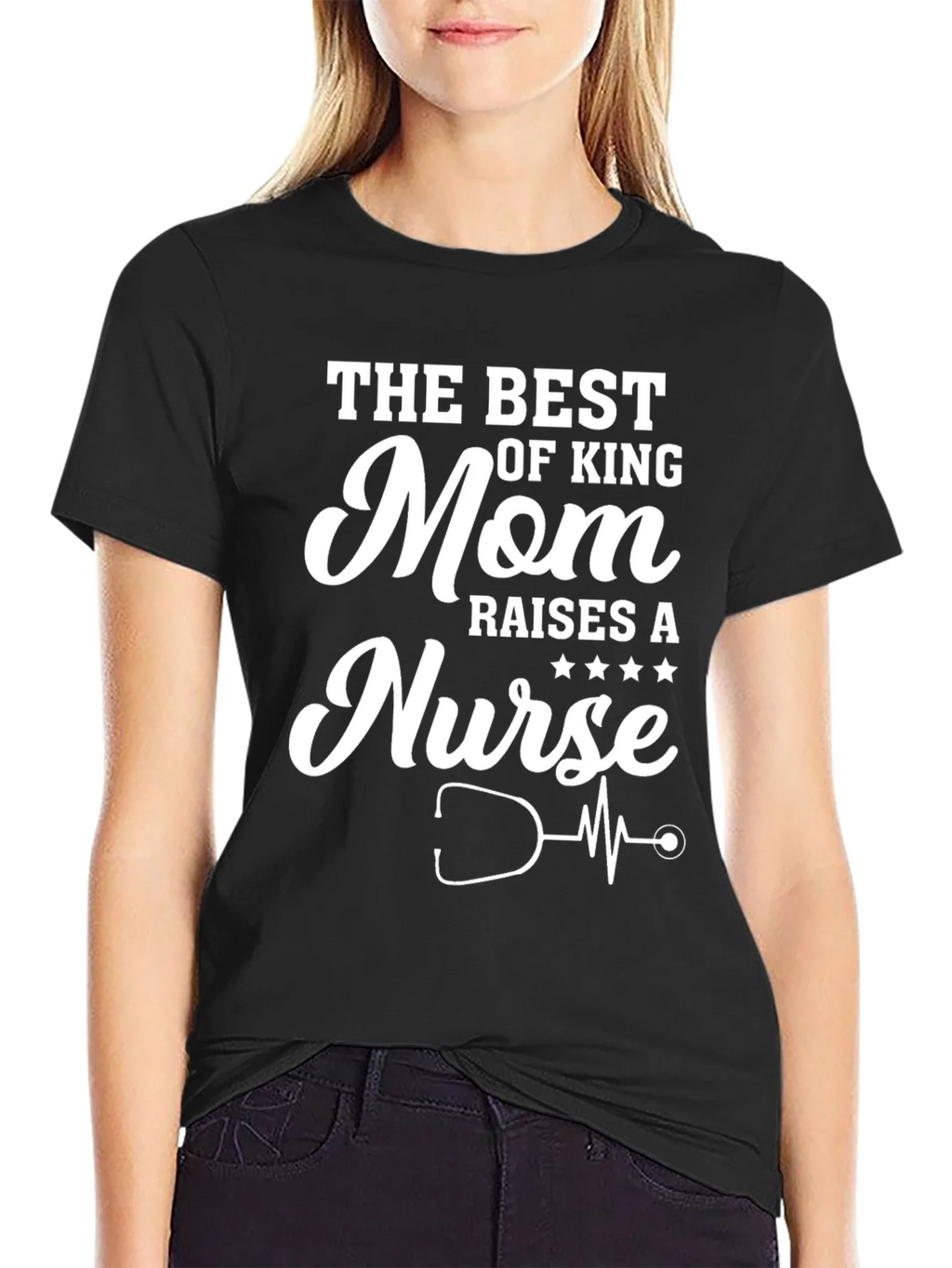 Best Mom Raises a Nurse T-Shirt product image 5