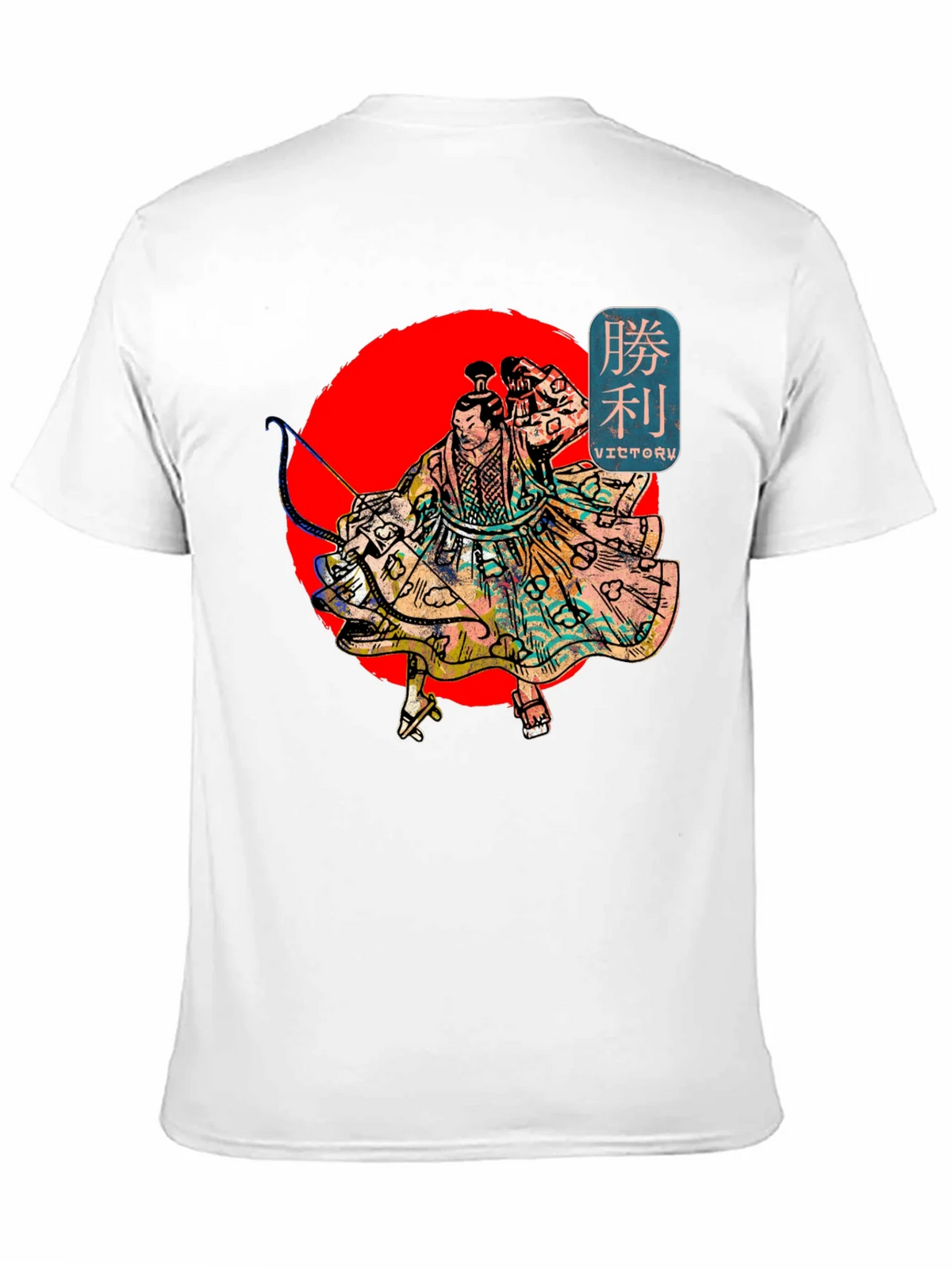 Victory Warrior Graphic T-Shirt - Black Cotton Tee product image 2