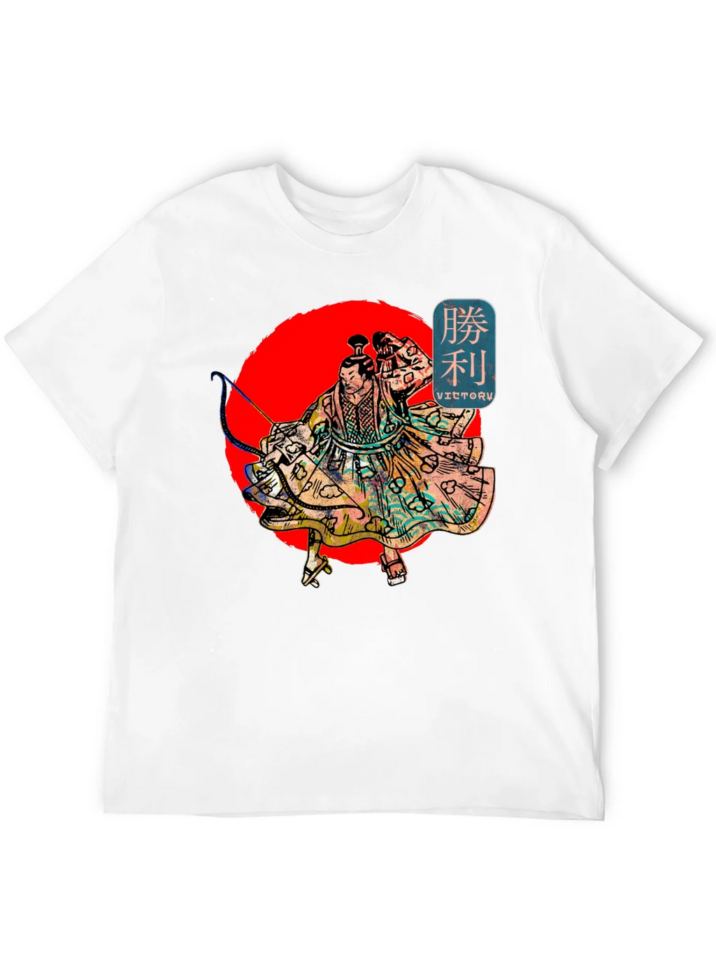 Victory Warrior Graphic T-Shirt - Black Cotton Tee product image 3