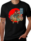 Victory Warrior Graphic T-Shirt - Black Cotton Tee product image 1