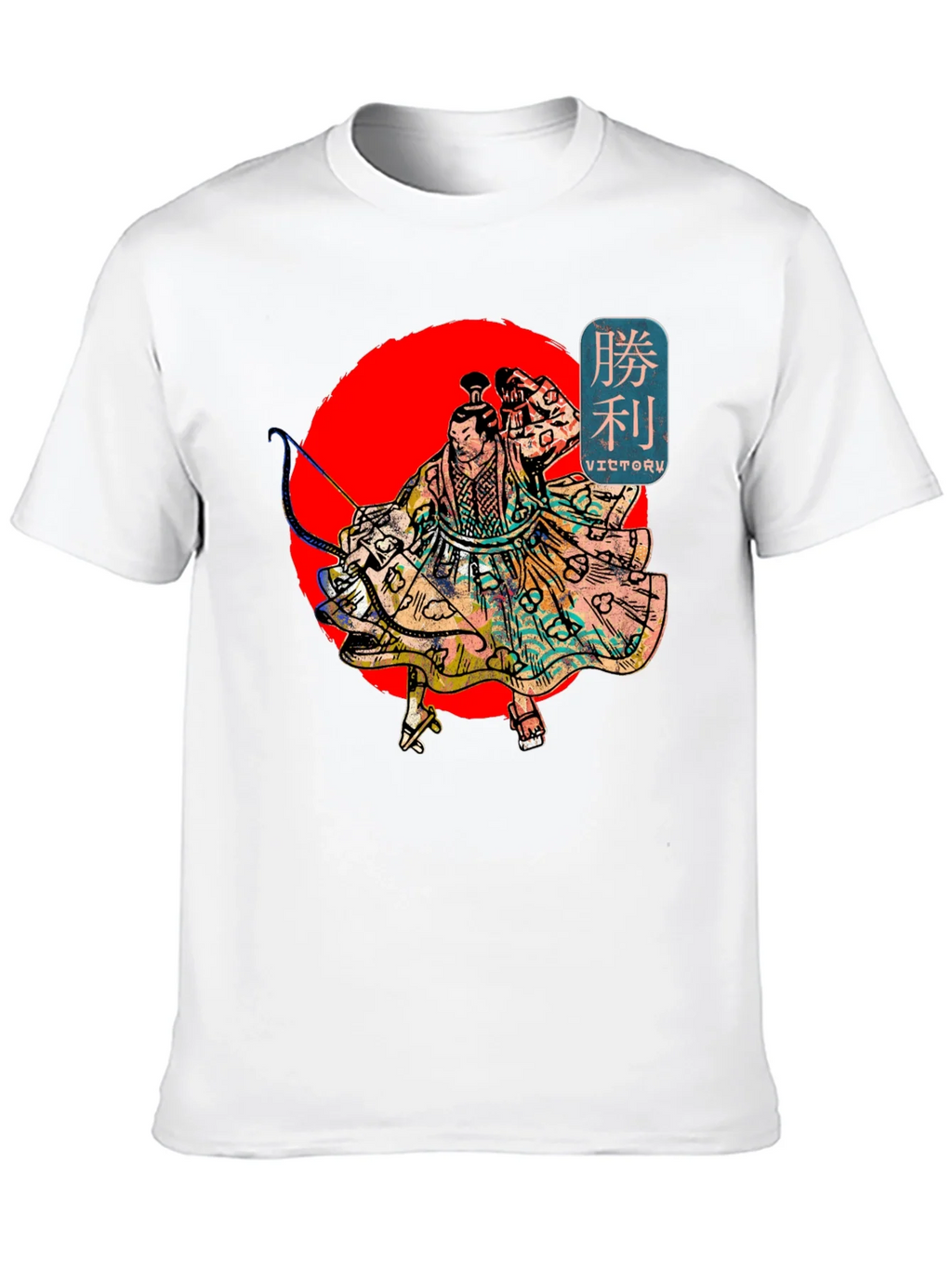Victory Warrior Graphic T-Shirt - Black Cotton Tee product image 12