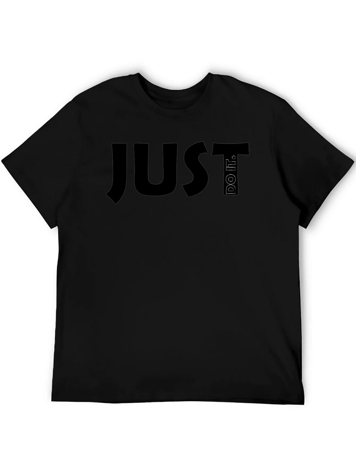 Just Do It Black T-Shirt product image 8