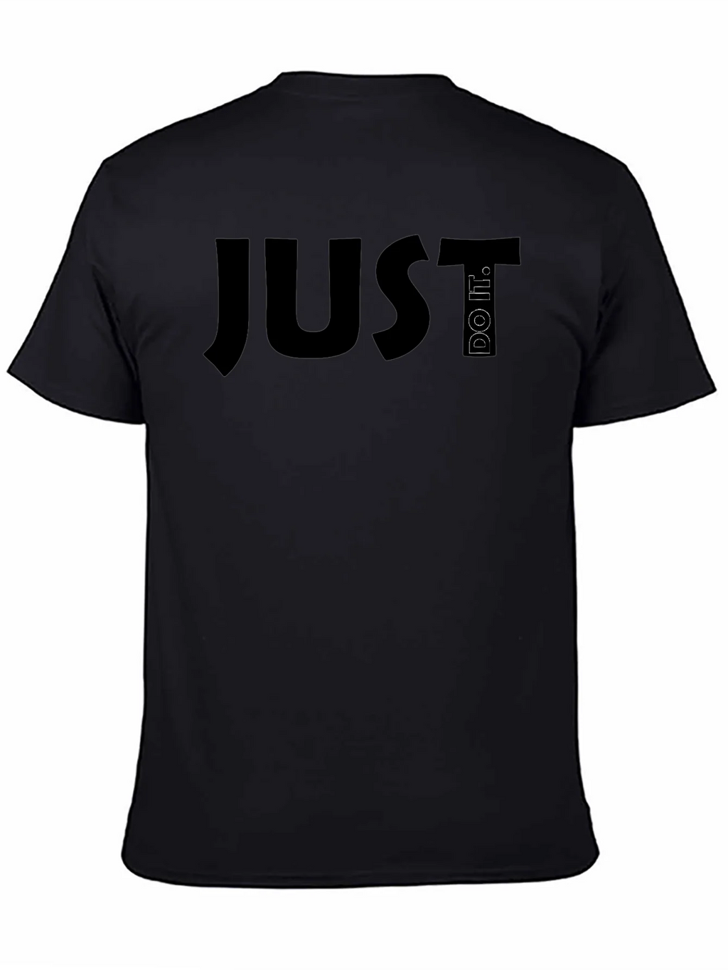 Just Do It Black T-Shirt product image 7