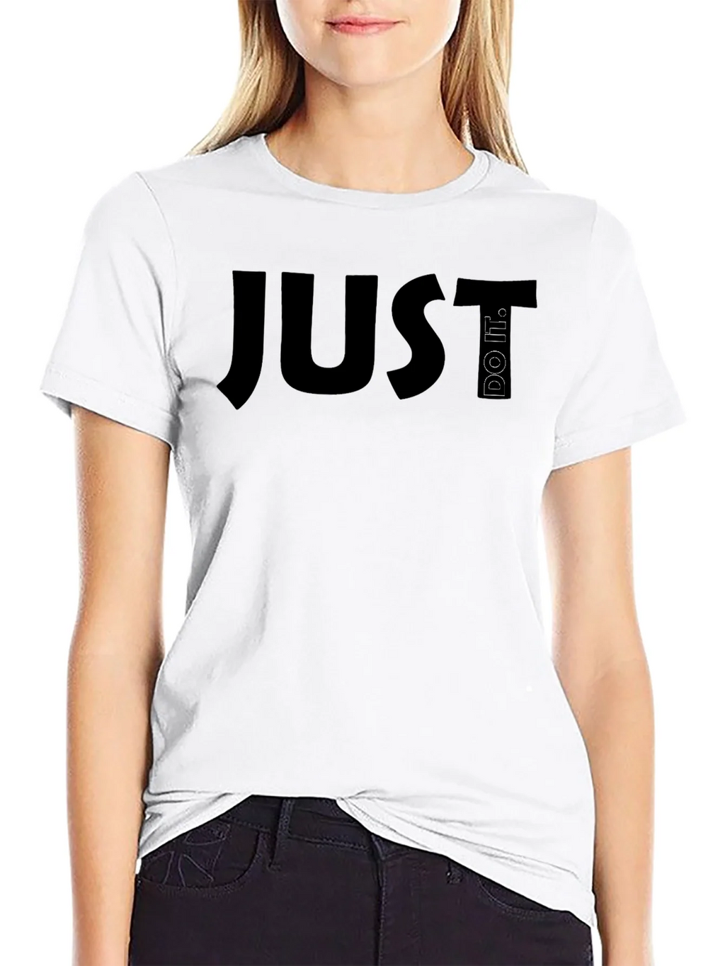 Just Do It Black T-Shirt product image 11