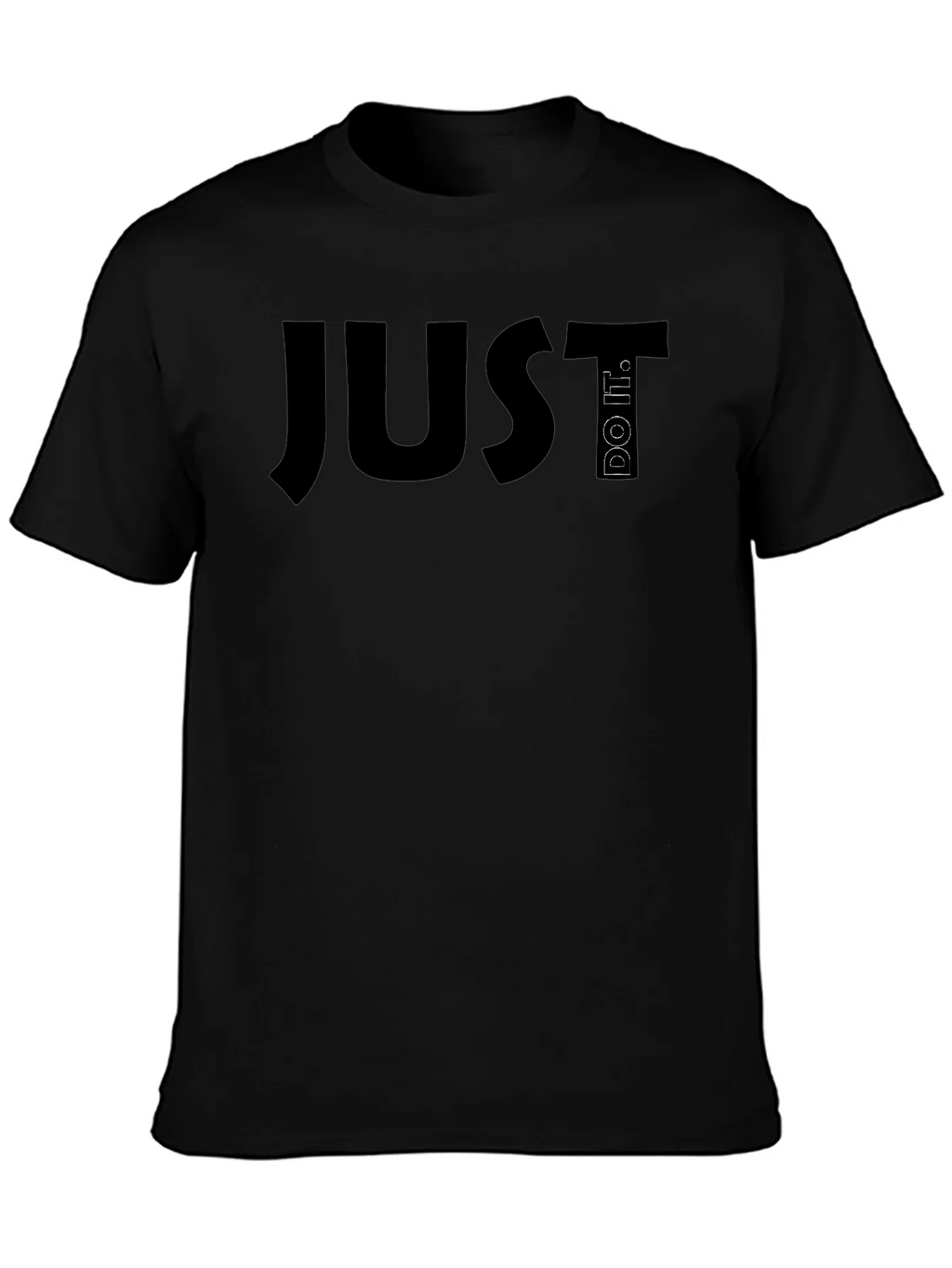 Just Do It Black T-Shirt product image 6