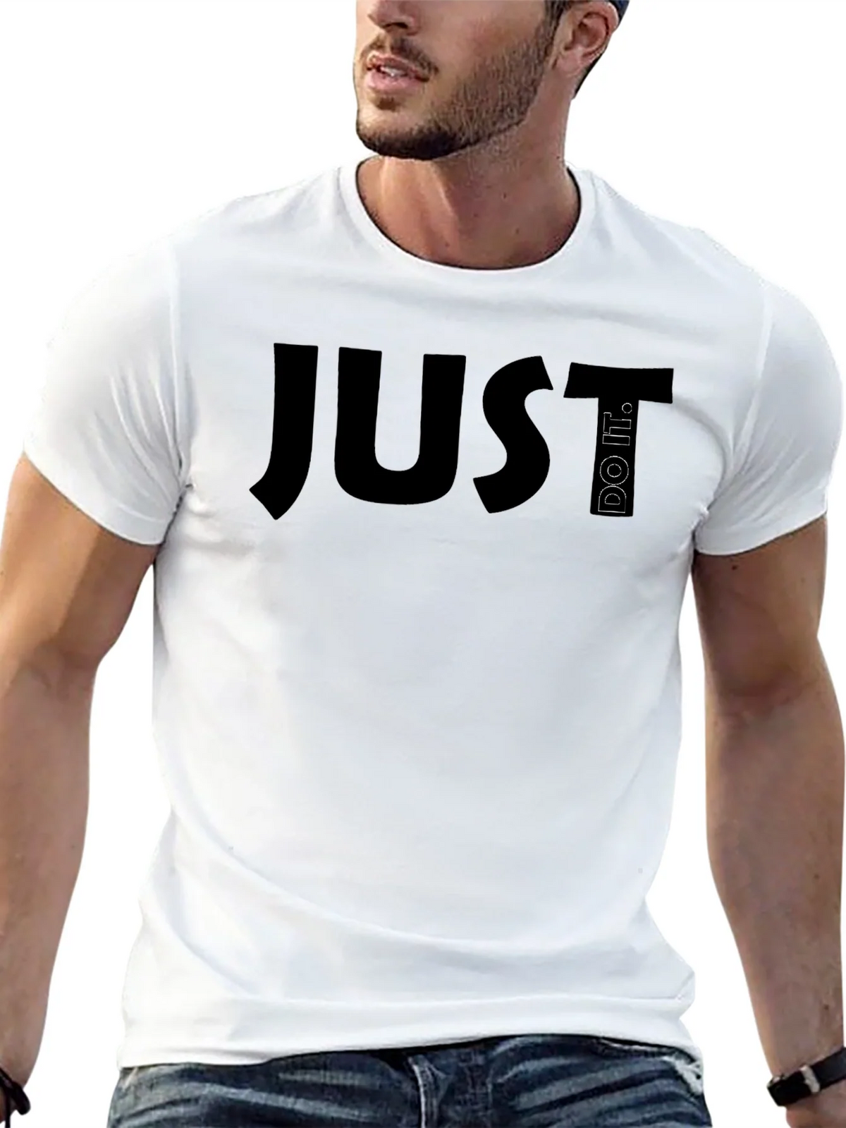 Just Do It Black T-Shirt product image 4