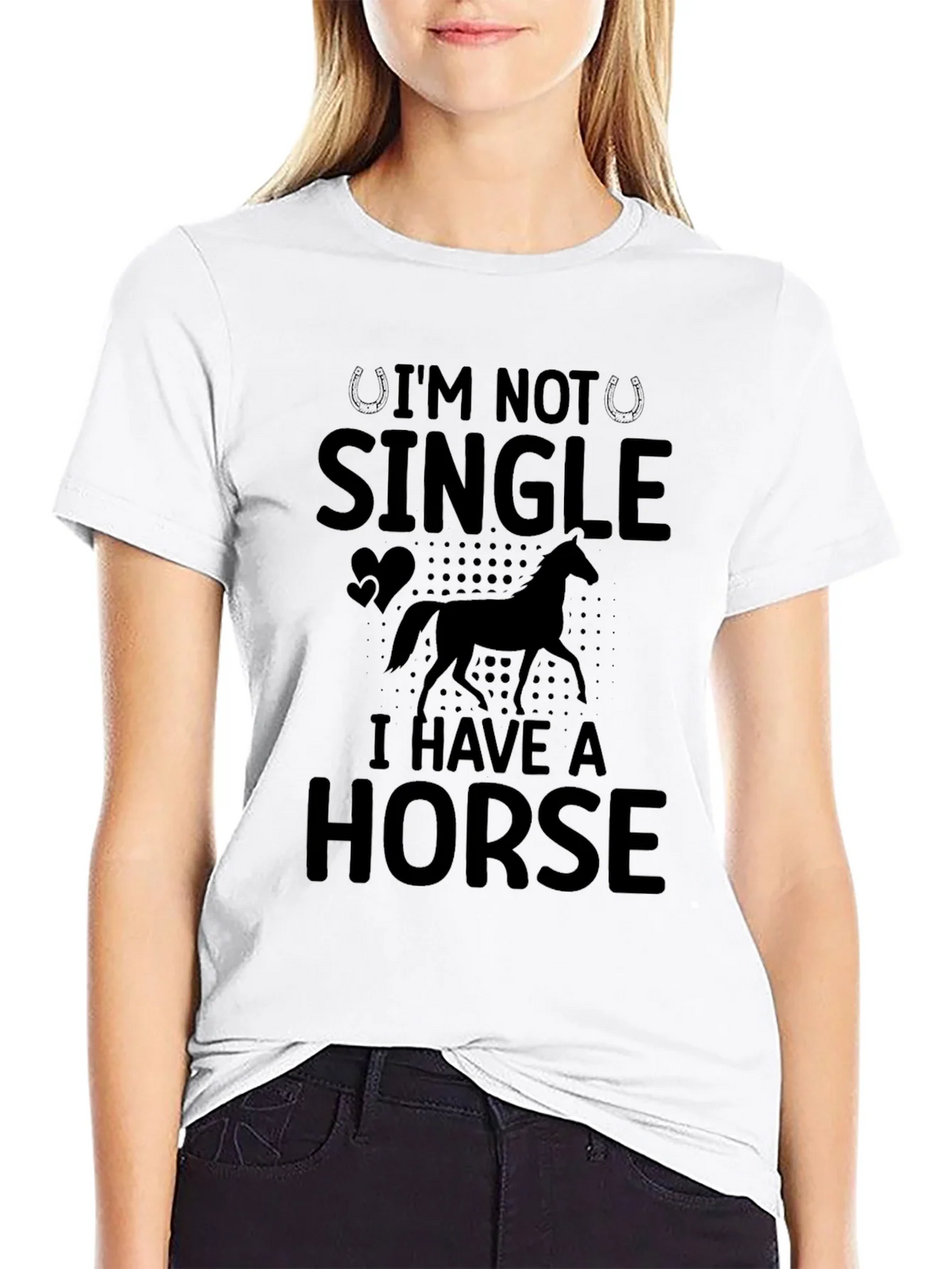 Im Not Single I Have A Horse T-Shirt product image 11