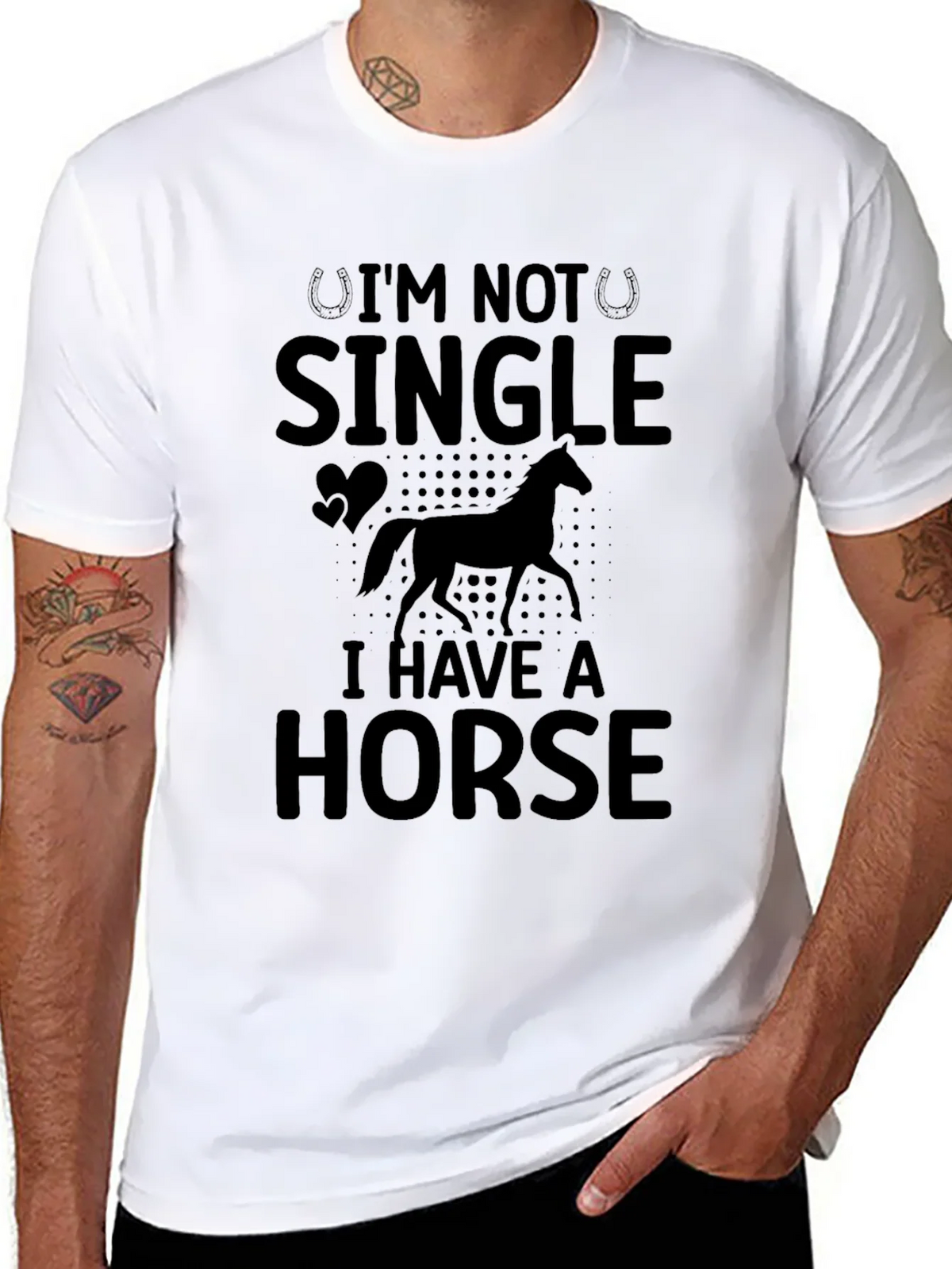Im Not Single I Have A Horse T-Shirt product image 10