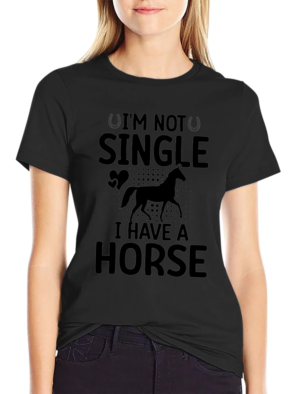 Im Not Single I Have A Horse T-Shirt product image 5
