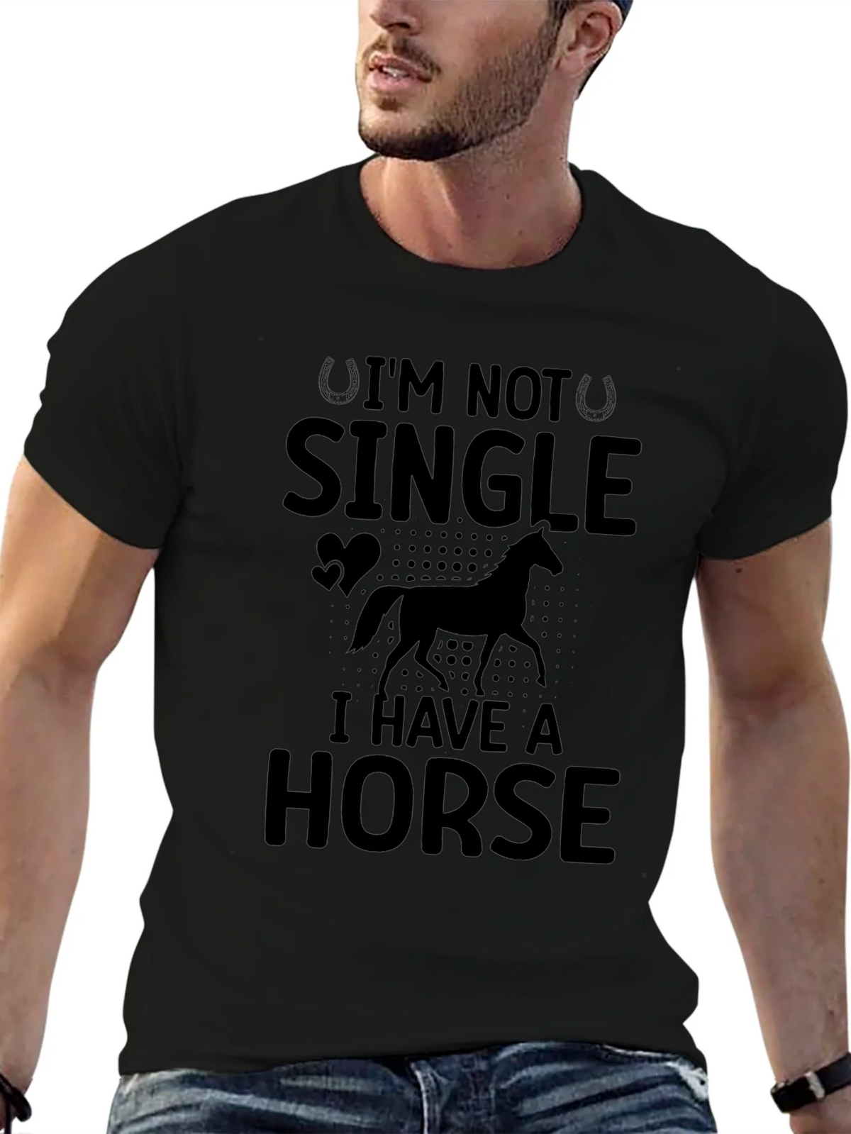 Im Not Single I Have A Horse T-Shirt product image 9