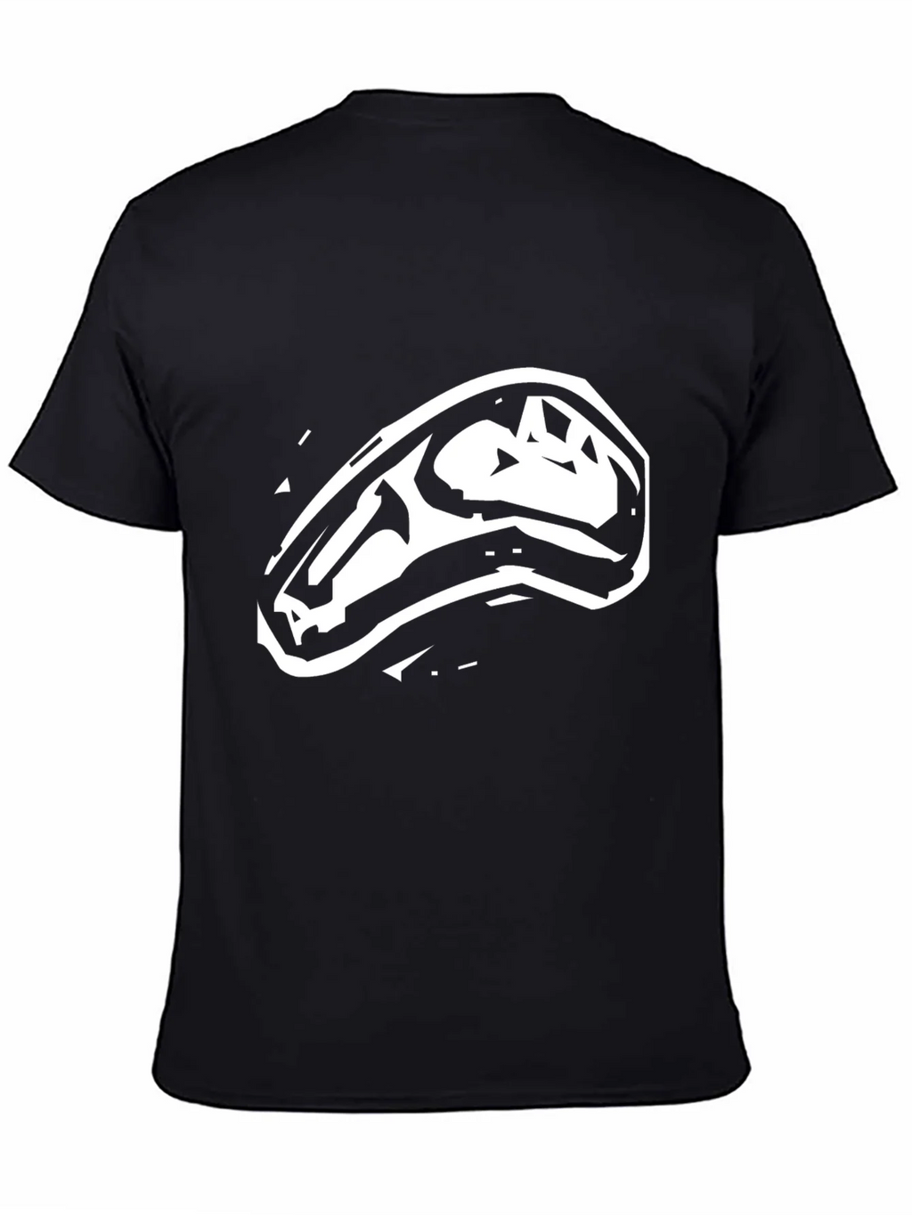 Dinosaur Skull Graphic Tee - Mens Black T-Shirt product image 7