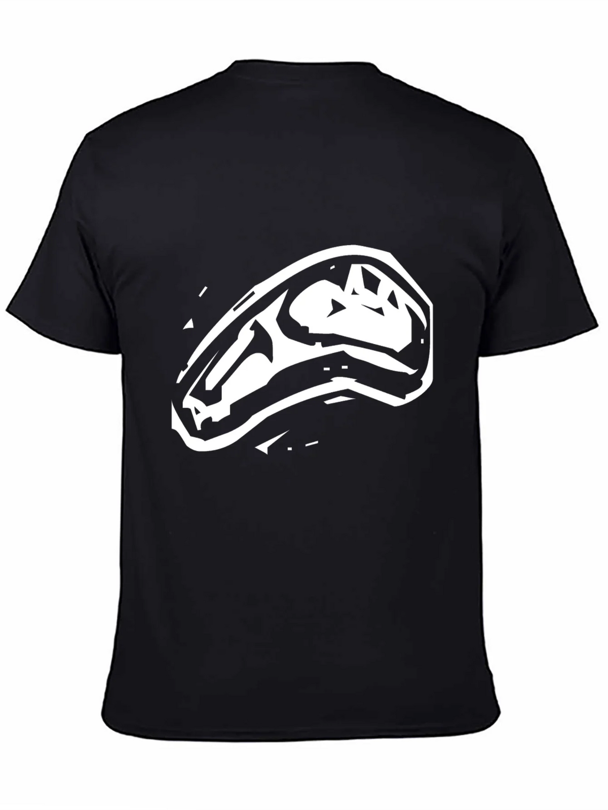 Dinosaur Skull Graphic Tee - Mens Black T-Shirt product image 7