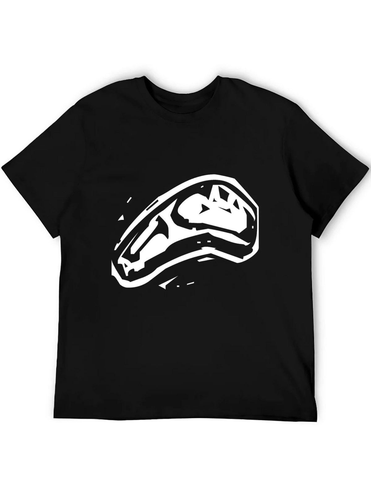 Dinosaur Skull Graphic Tee - Mens Black T-Shirt product image 8